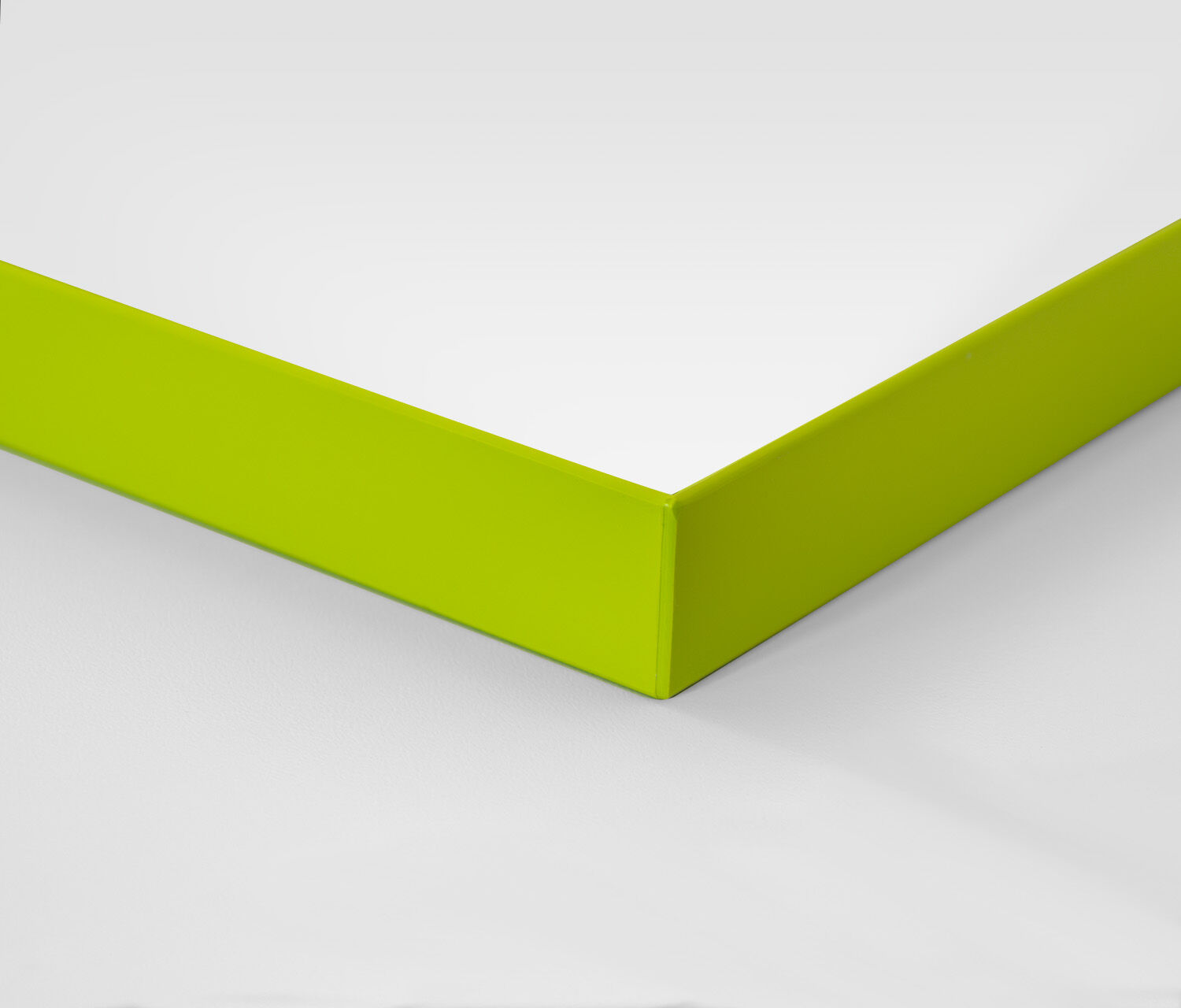 Gaming Tischplatte Weiß Rechteck Topweiß Acid Green 1800 x 800 x 19 mm