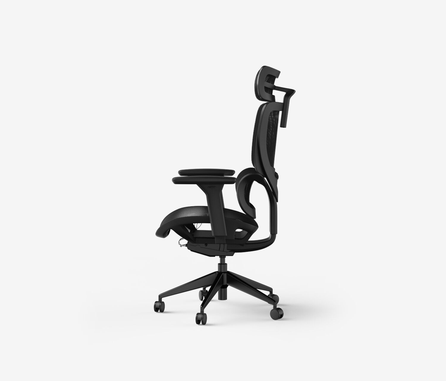 Bürodrehstuhl SENTA FX Mesh Niedrig Schwarz Schwarz