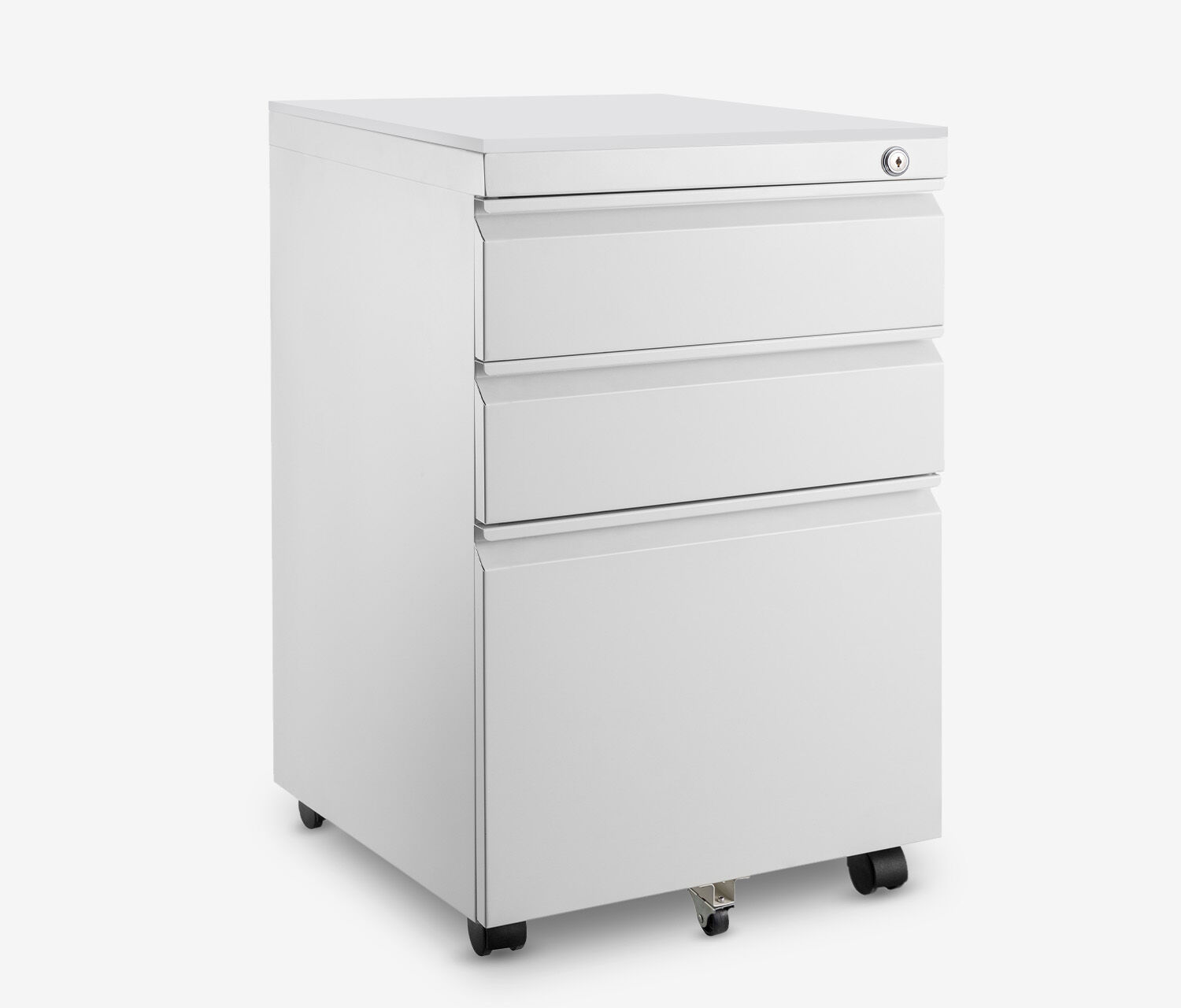 Metallrollcontainer Weiß Lichtgrau
