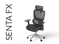 Bureaustoel SENTA FX Laag Zwart zilver