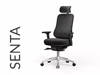 Bürodrehstuhl SENTA Schwarz Normal