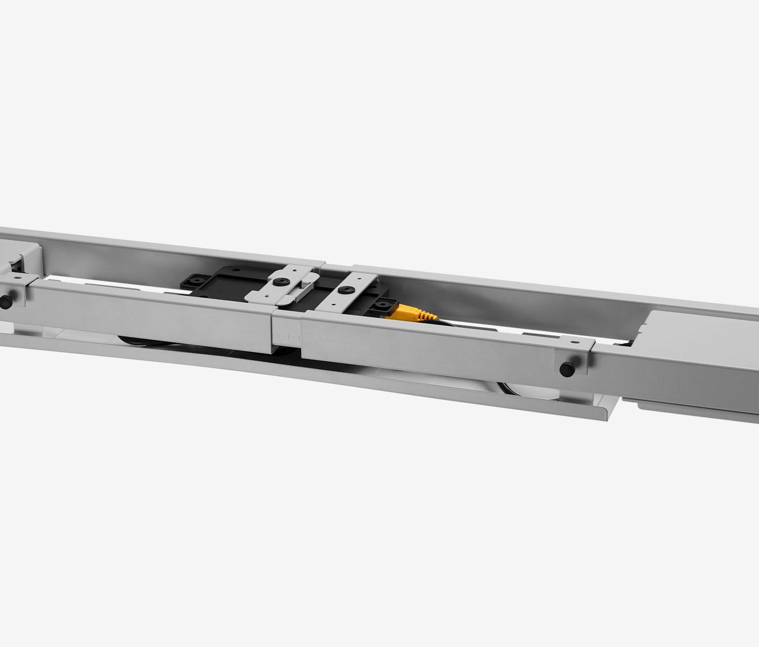 PRIMUS Eckschreibtisch, Gestell Grau, Tischplatte 1600/800 x 1600/800 x 25 mm Topweiß