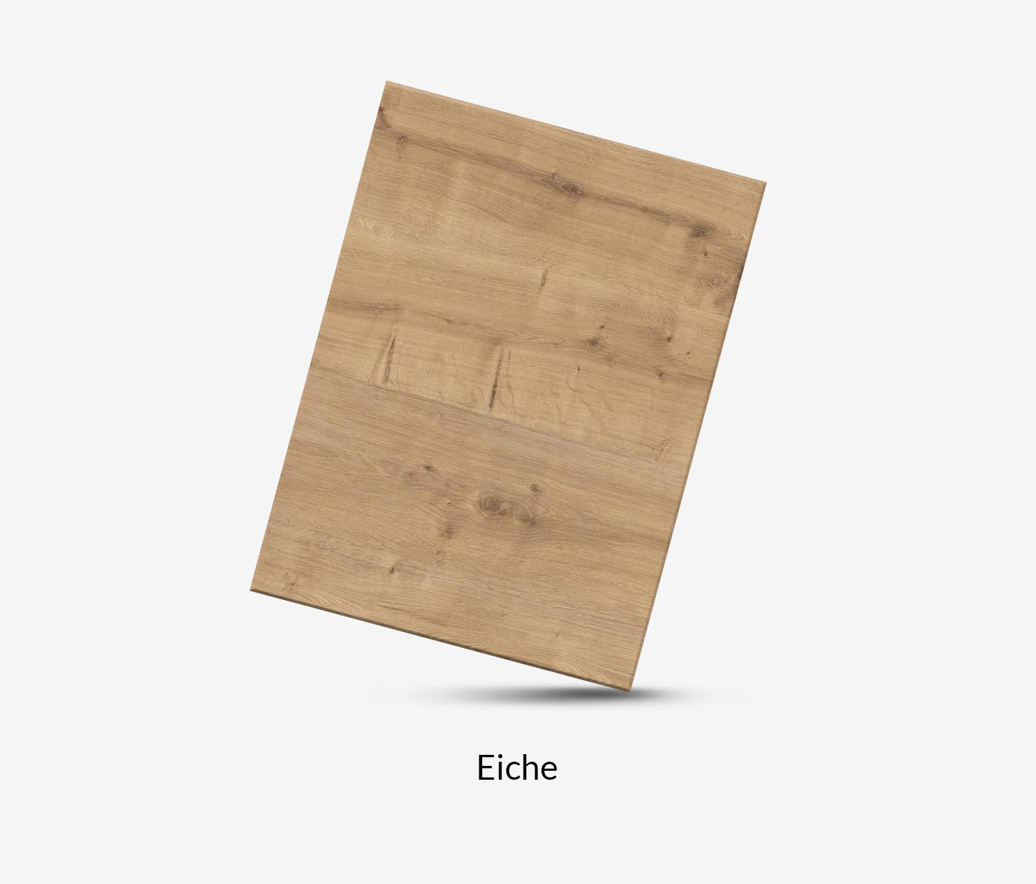 FOKUS Gestell Schwarz, Tischplatte 1200 x 700 x 19 mm Eiche