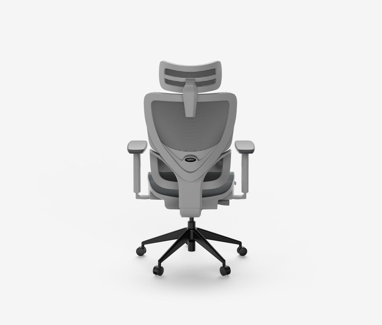 Bürodrehstuhl SENTA FX Niedrig Grau Silber