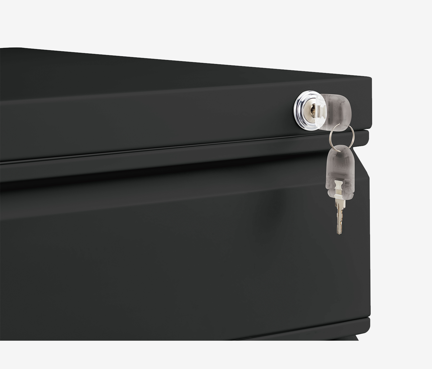 Metallrollcontainer Schwarz Weiß