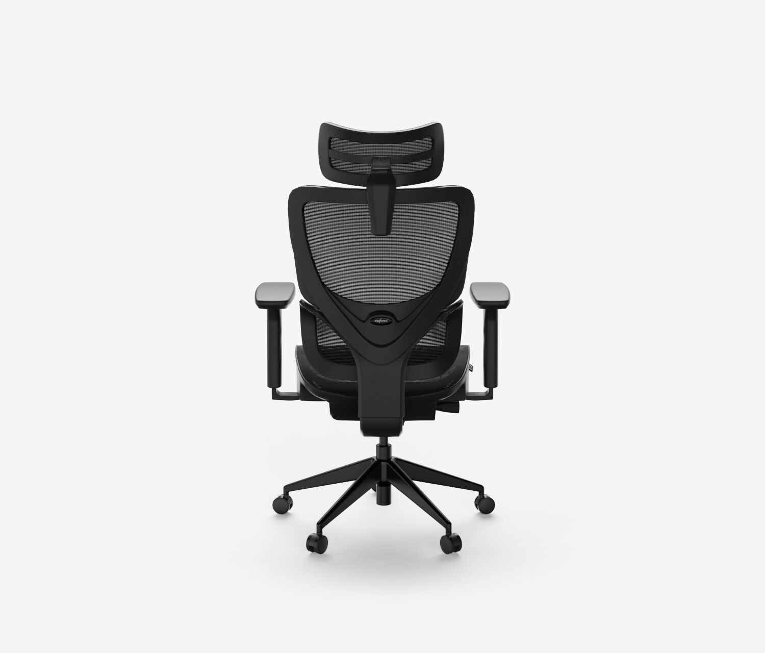 Bürodrehstuhl SENTA FX Mesh Niedrig Schwarz Schwarz