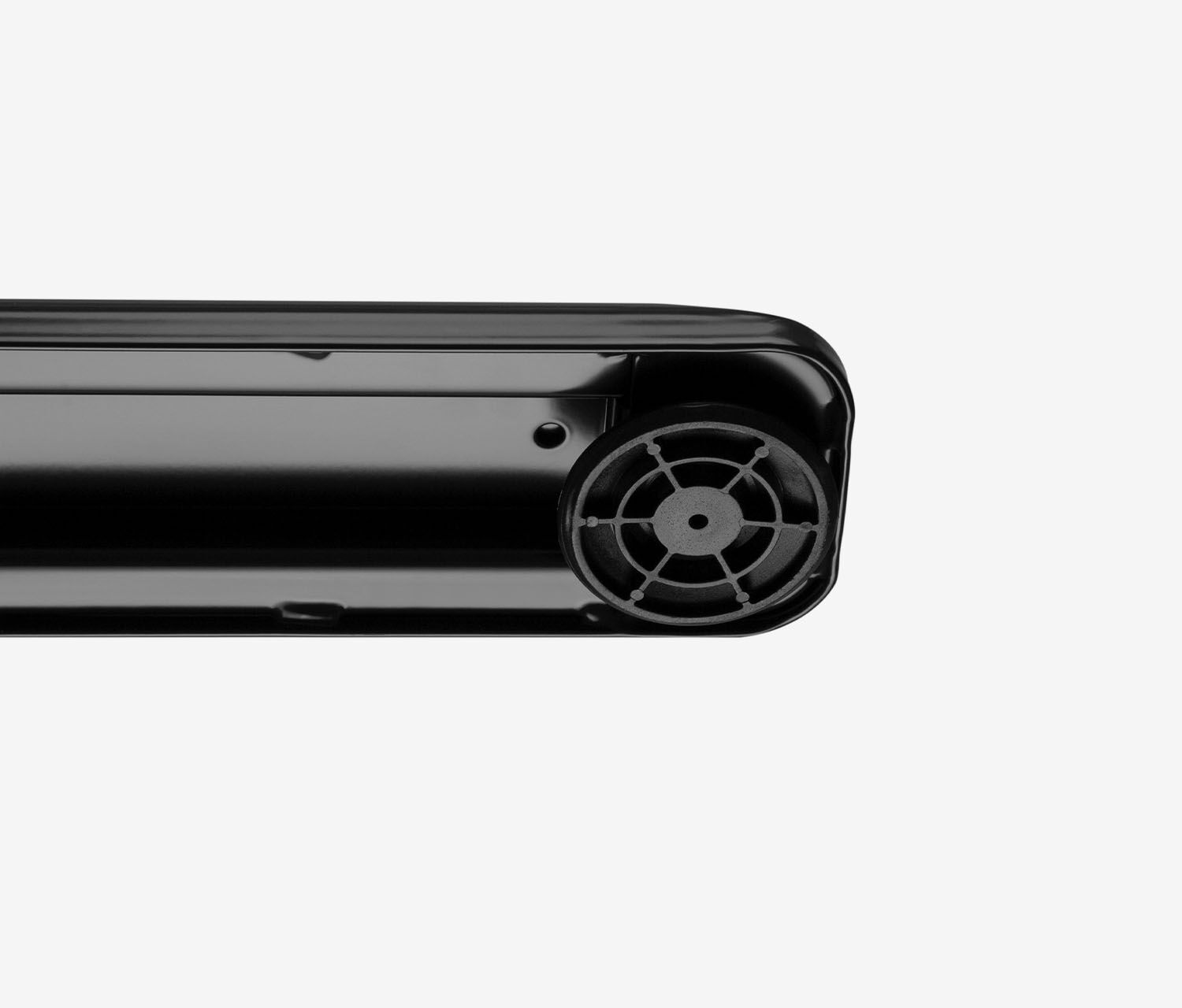 PRIMUS Freiformschreibtisch, Gestell Schwarz, Tischplatte 1800 x 800/1000 x 25 mm Eiche, Ausführung Rechts