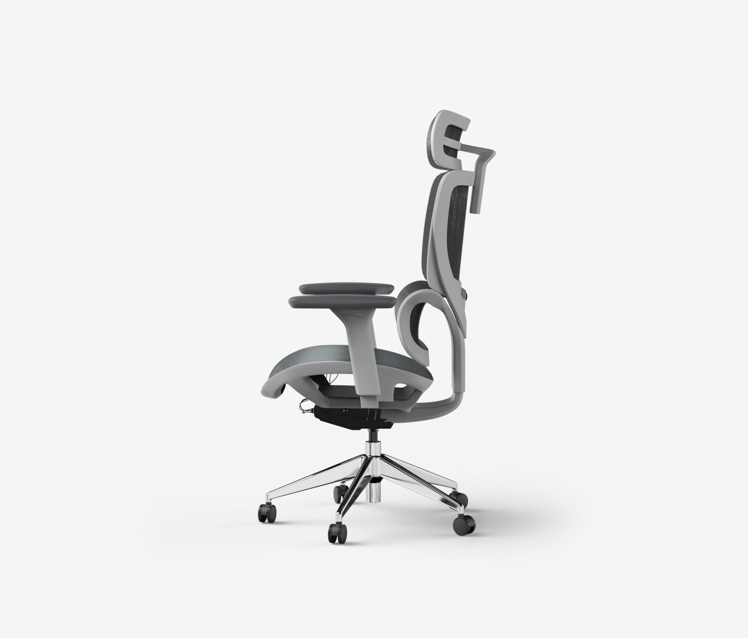 Bürodrehstuhl SENTA FX Hoch Grau Silber