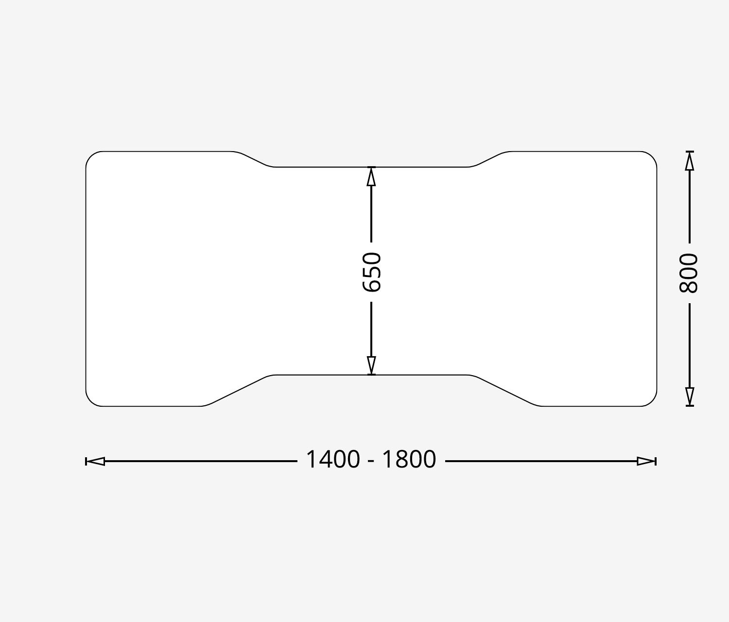 Gaming Tischplatte Cockpit, Schwarz, Klassik, 1400 x 800 x 19 mm, Kante Ocean