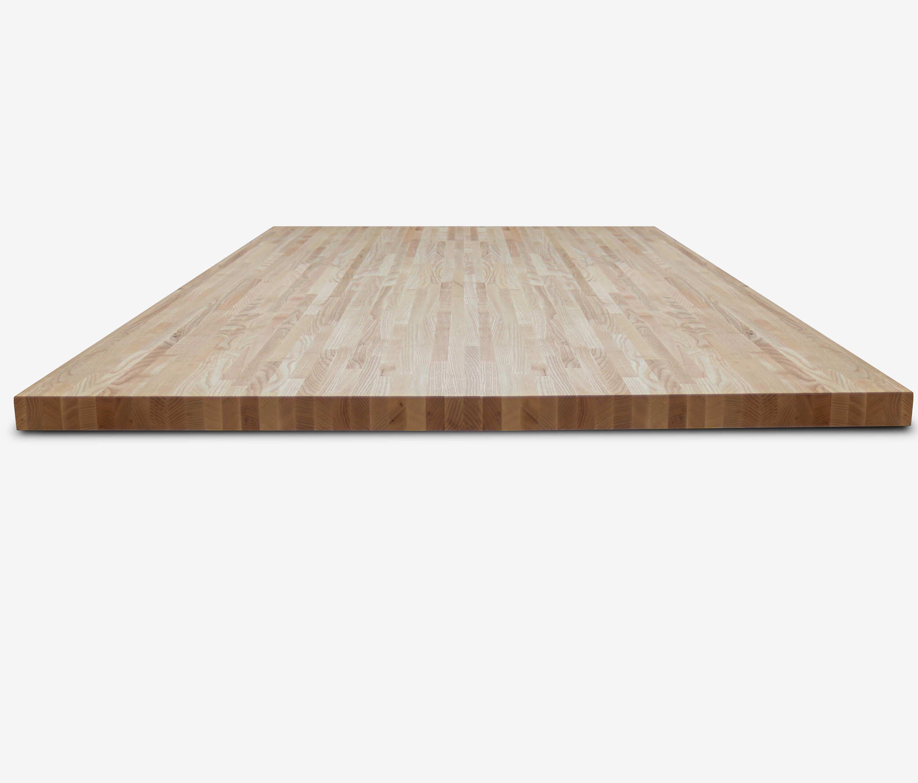 Esche Echtholzplatte Kurzlamellen, 1800 x 800 x 40 mm