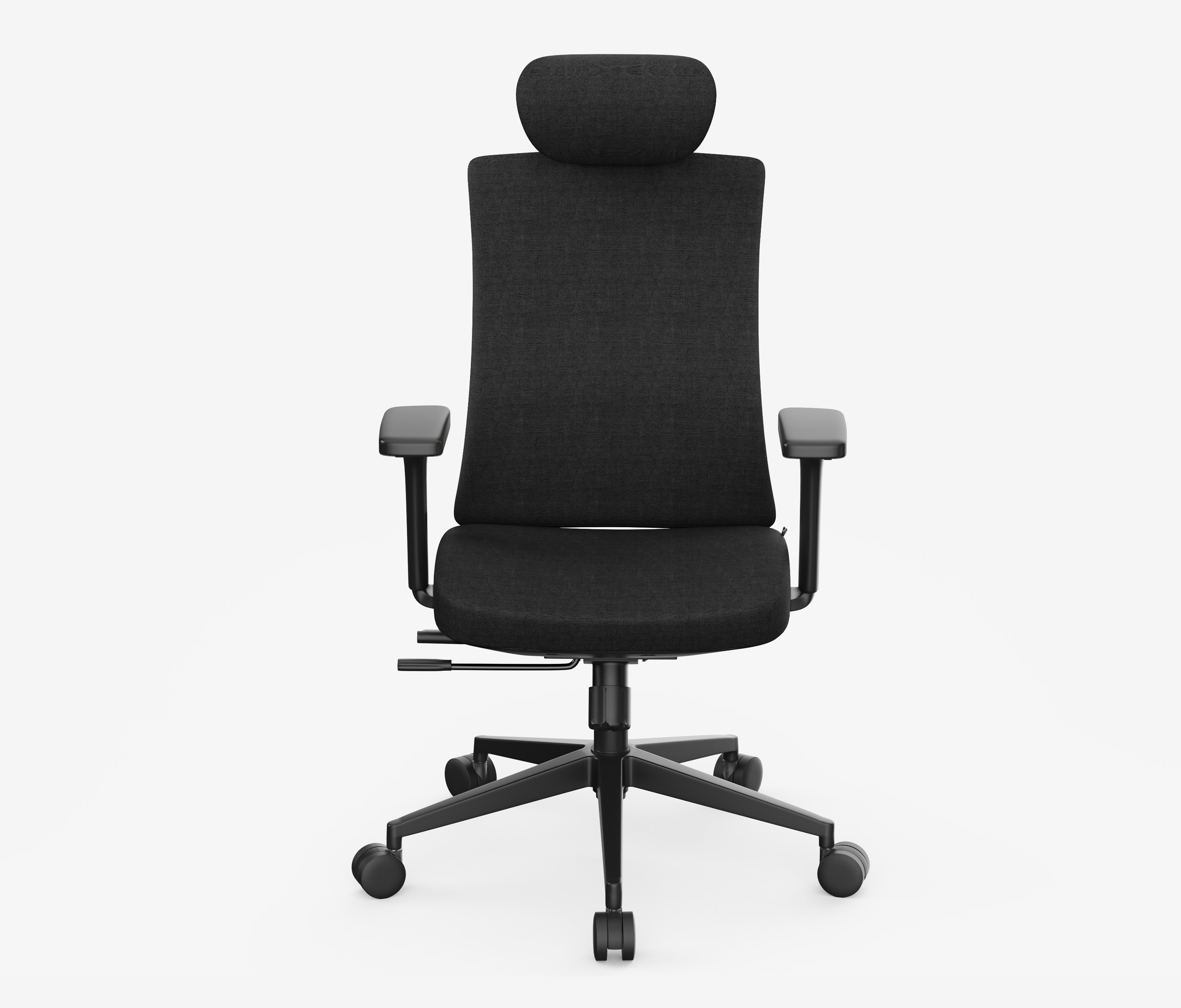 Bürodrehstuhl VITA Schwarz Normal, Sitzhöhe 45 - 54,5 cm