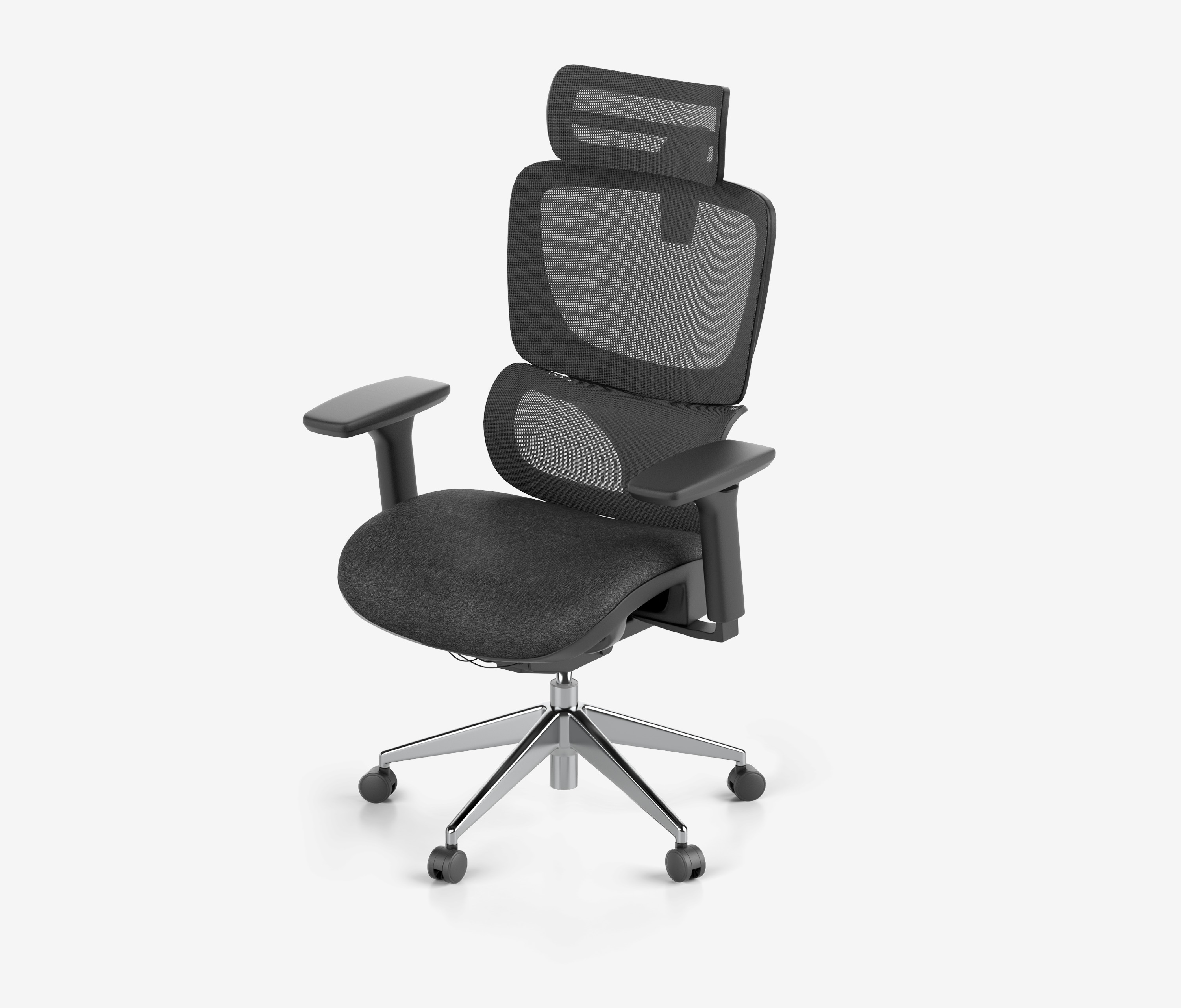 Bürodrehstuhl SENTA FX Normal Schwarz Silber