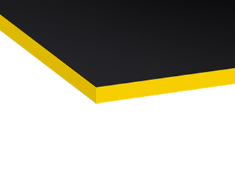 FOKUS Gamingschreibtisch Schwarz 180x80 Cockpit Yellow Cab 
