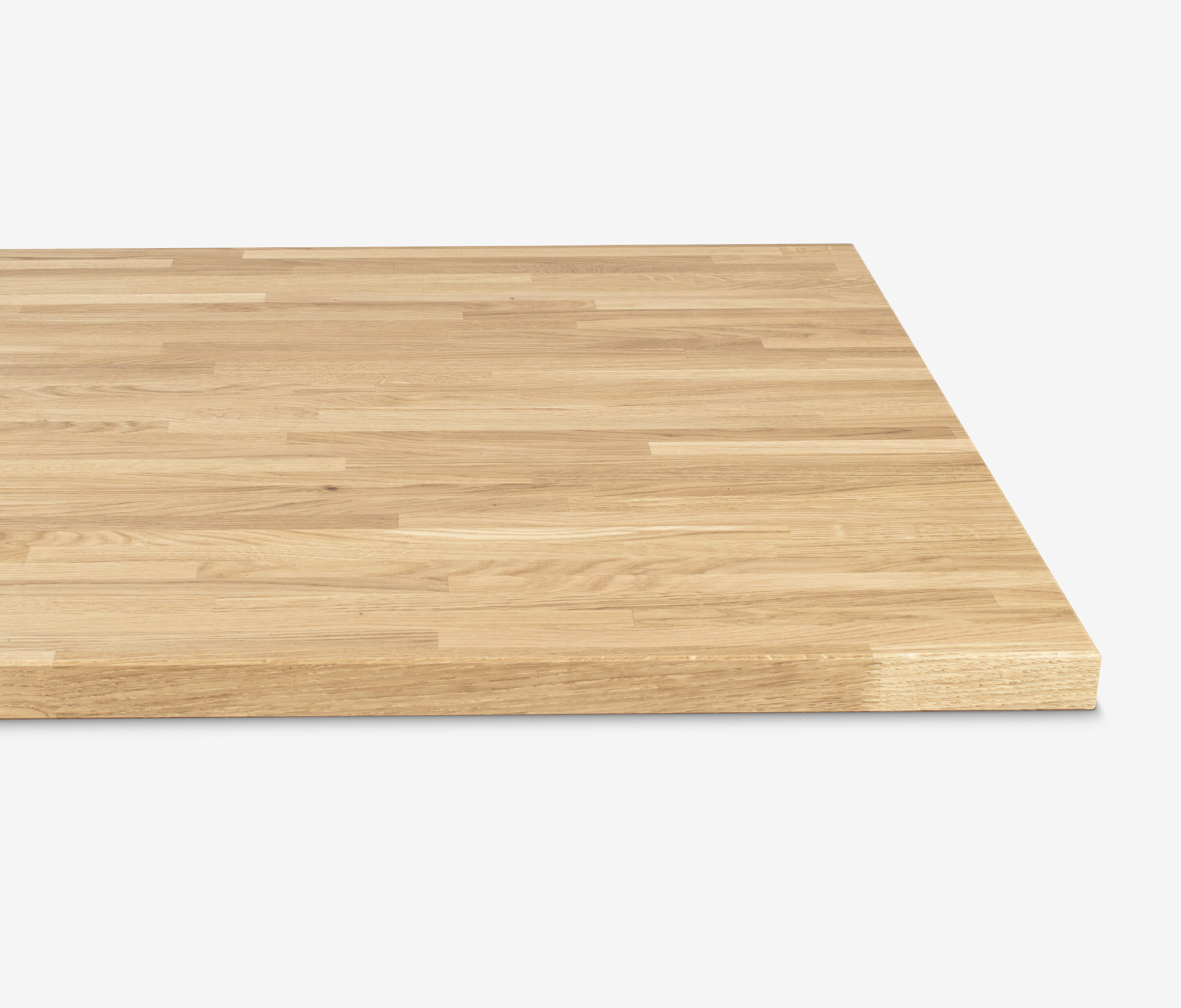 Eiche Echtholzplatte Kurzlamellen, 1400 x 800 x 40 mm