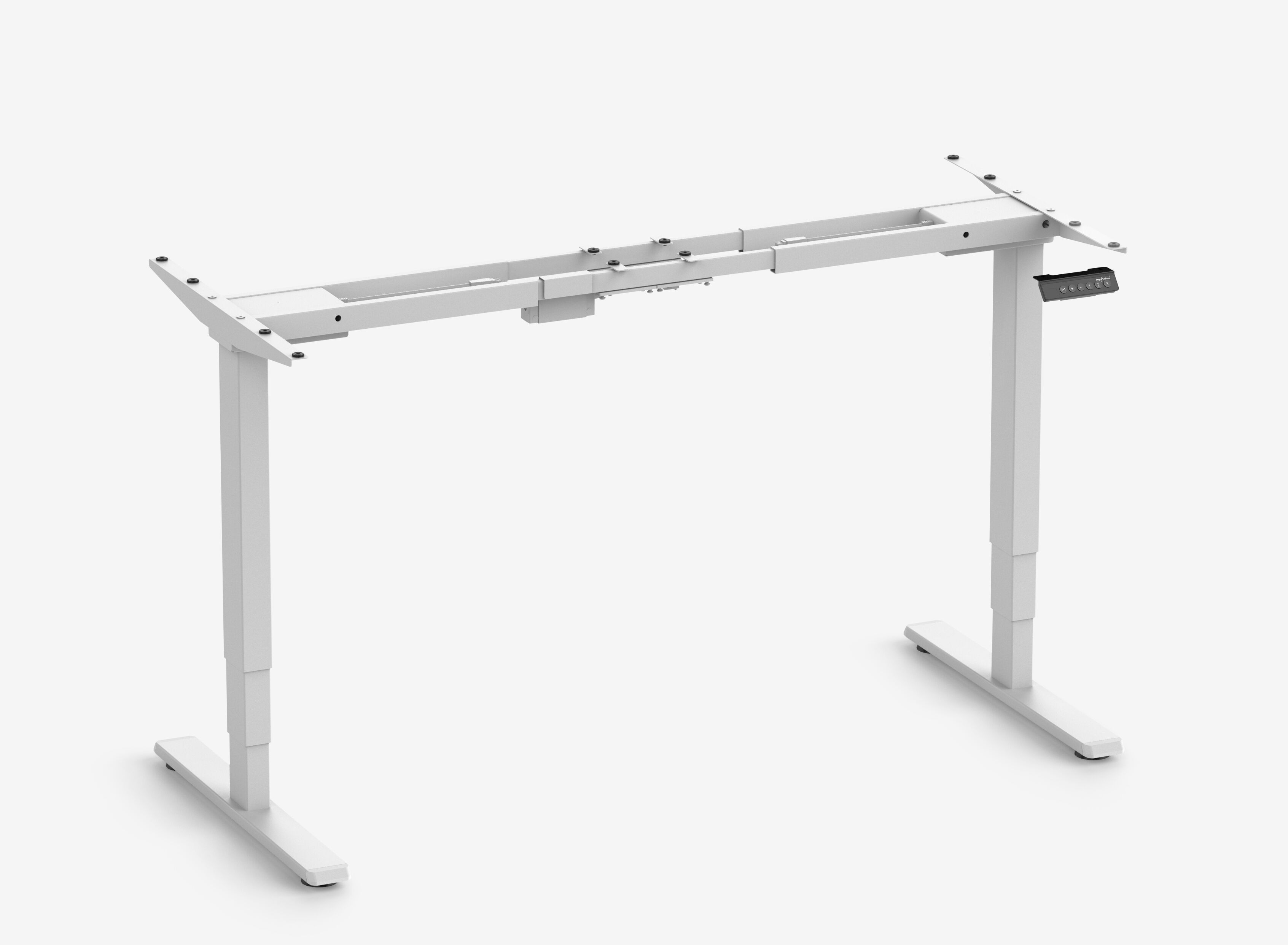 FOKUS Jugendschreibtisch 120x70 Weiß Matt Weiß Royal Blue