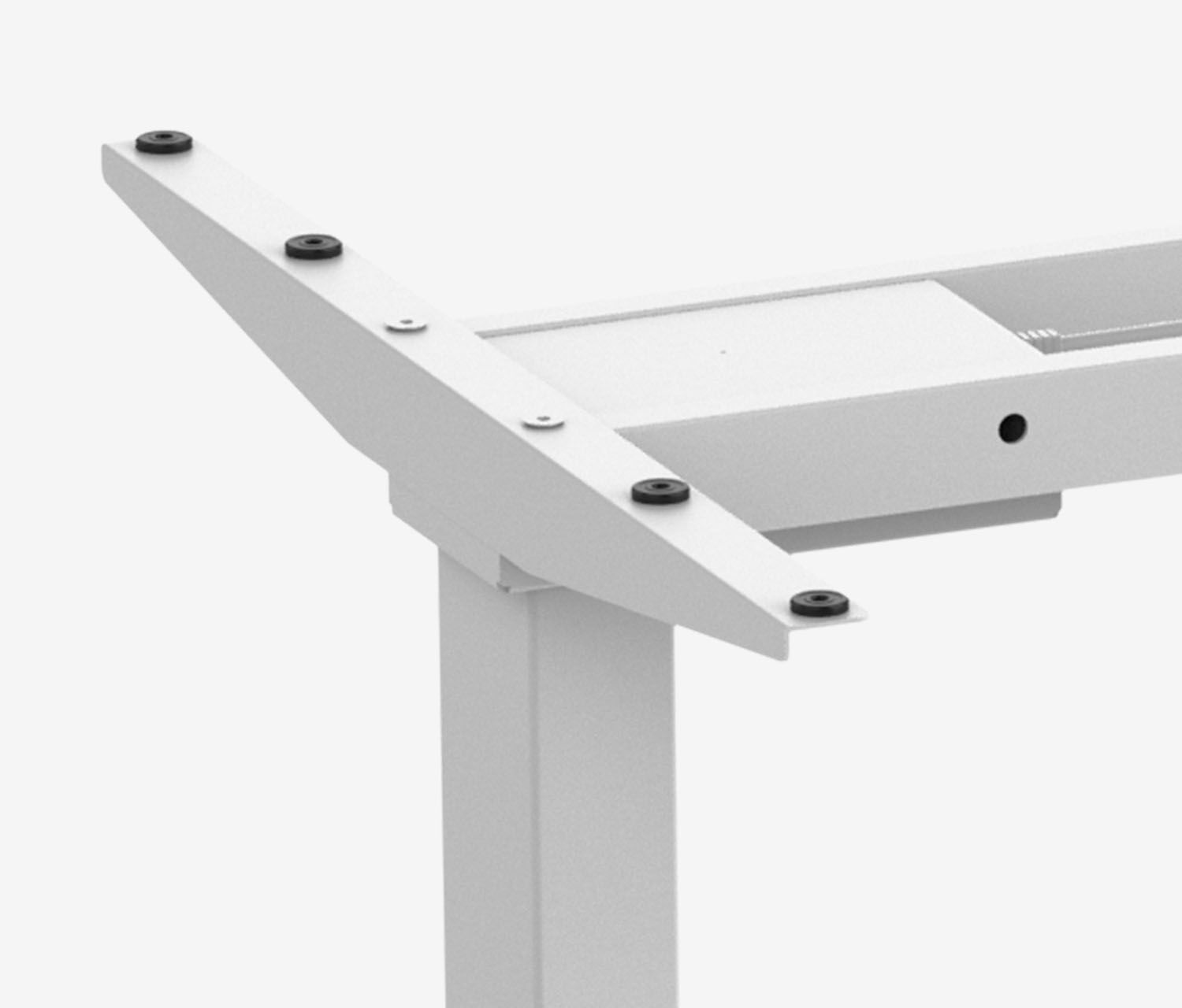 FOKUS + Stuhl Weiß Eiche Normal 1200 x 70 x 19 mm