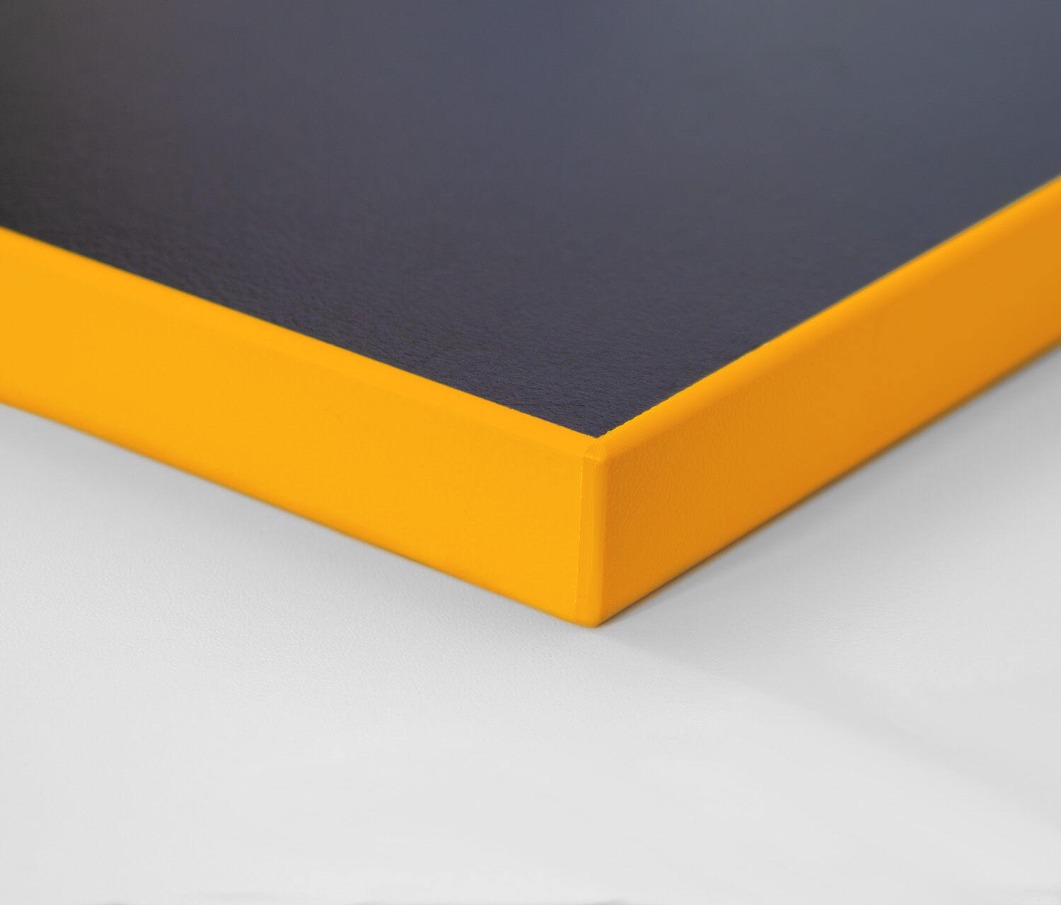Gaming Tischplatte Rechteck, Schwarz, Silk Touch, 1600 x 800 x 19 mm, Kante Sundown