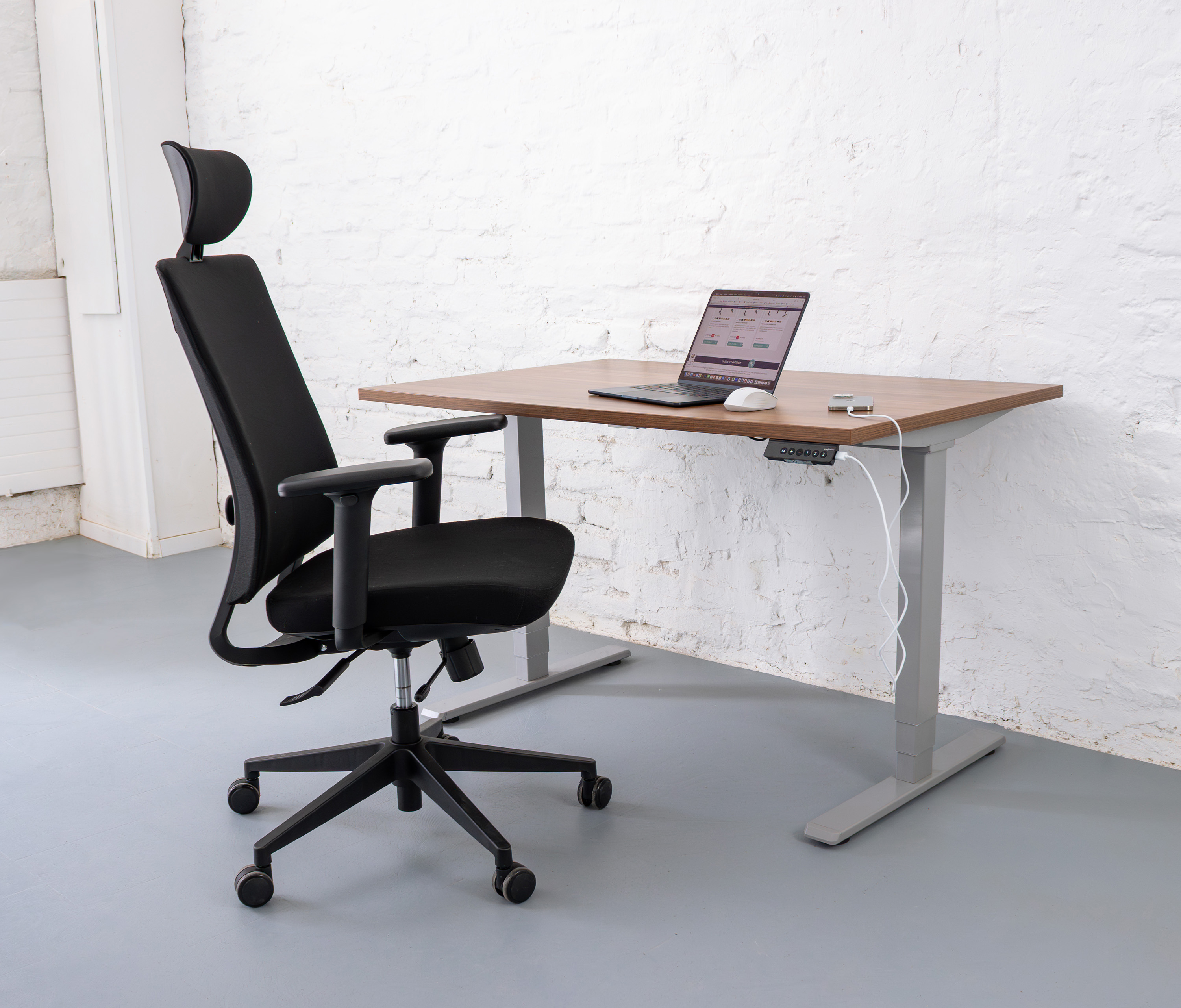 Bürodrehstuhl VITA Schwarz Normal, Sitzhöhe 45 - 54,5 cm