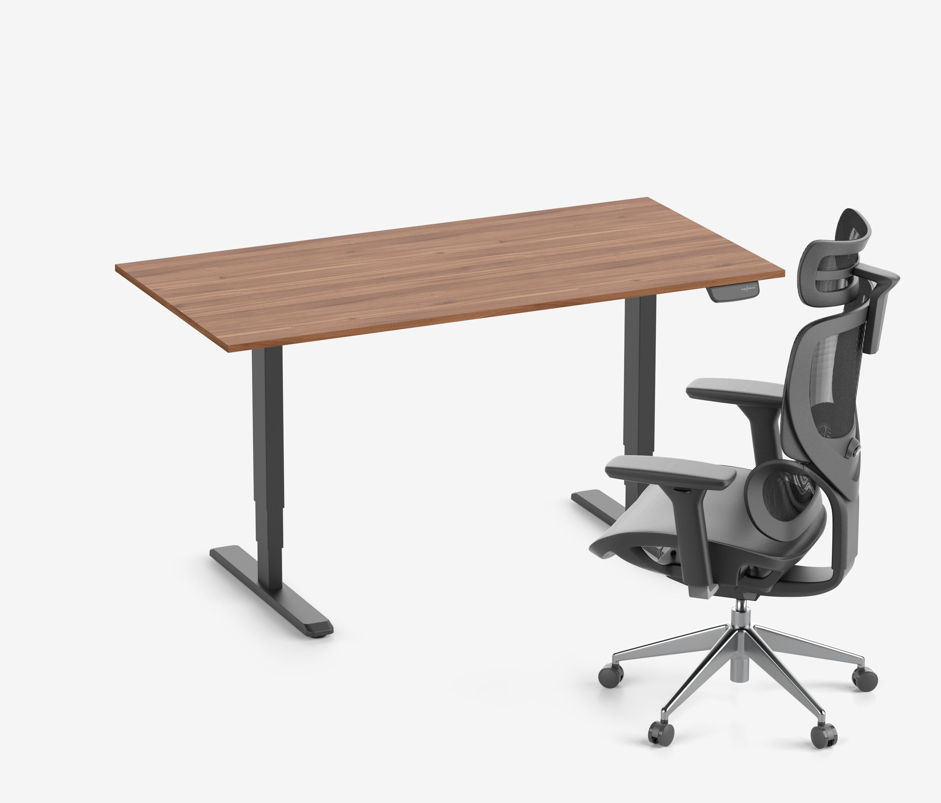 PRIMUS + Stuhl 140x80 Schwarz Nussbaum