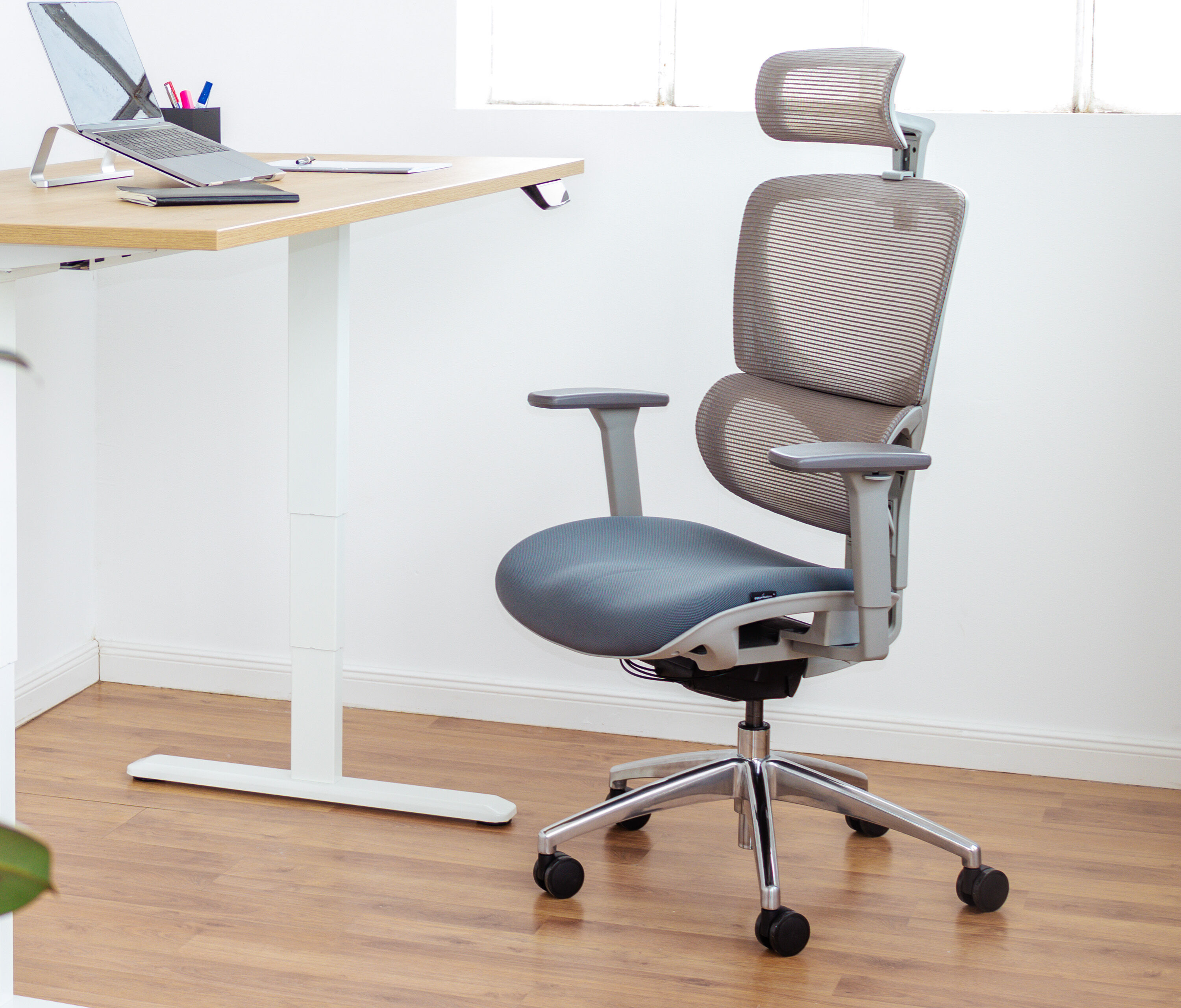 Bürodrehstuhl SENTA FX Normal Grau Silber