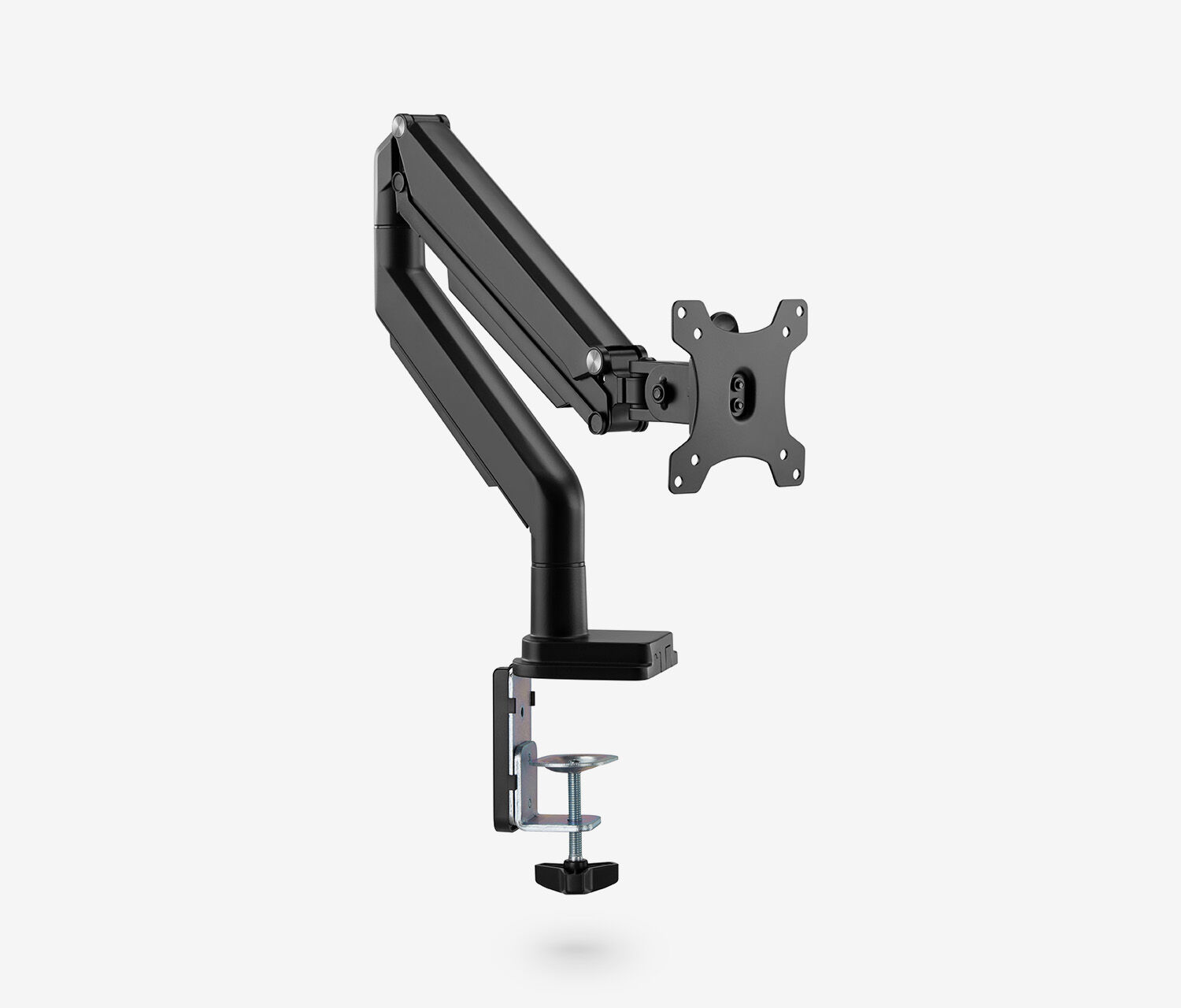 Single Gasdruck Monitorarm - schwarz