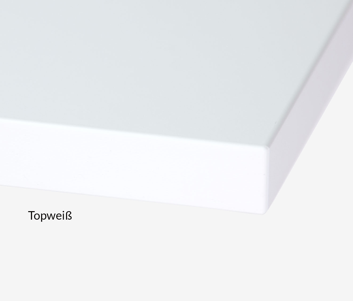 Rechteck Tischplatte Melamin Dekor Weiß, 1400 x 800 x 19 mm