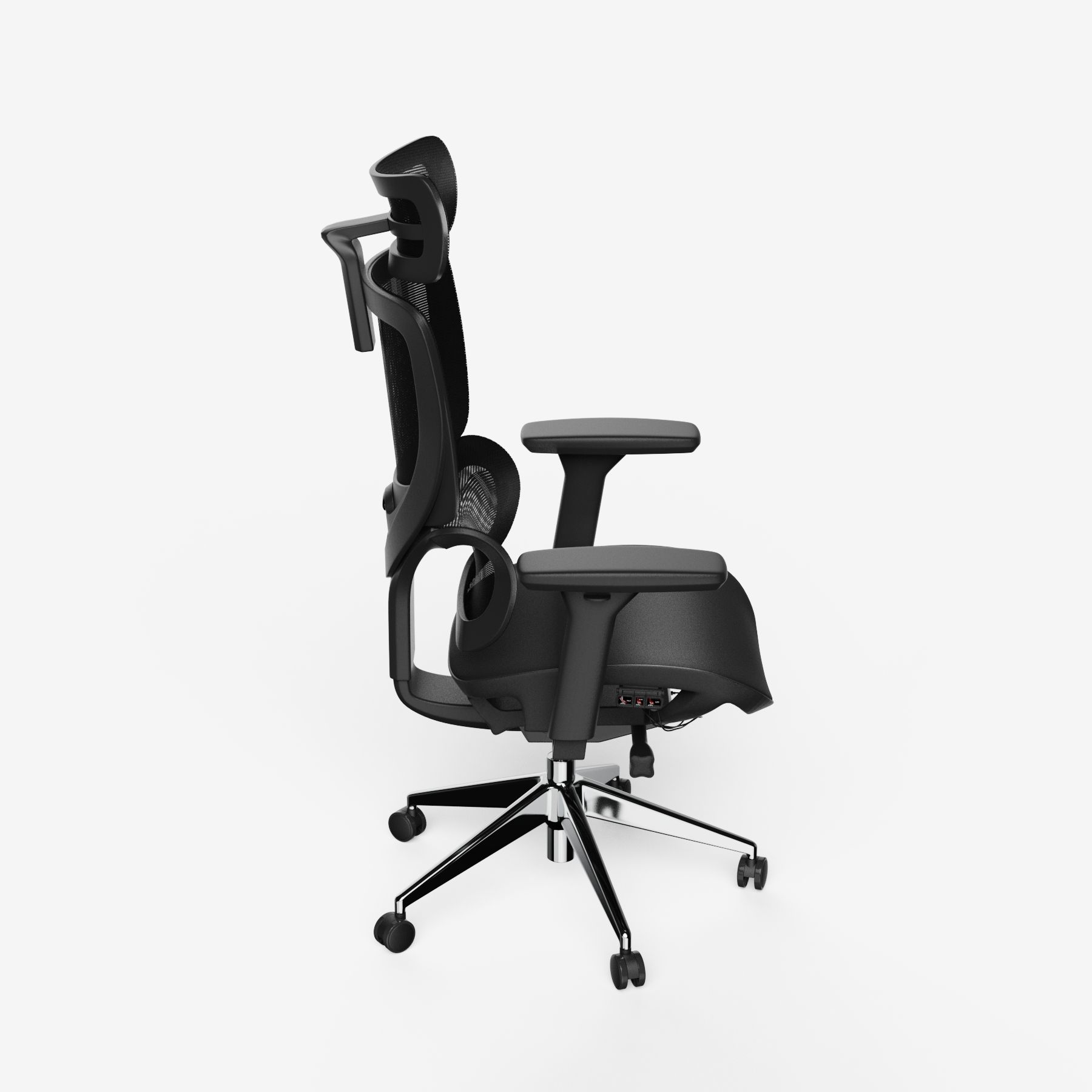 Bürodrehstuhl SENTA FX Normal Schwarz Silber