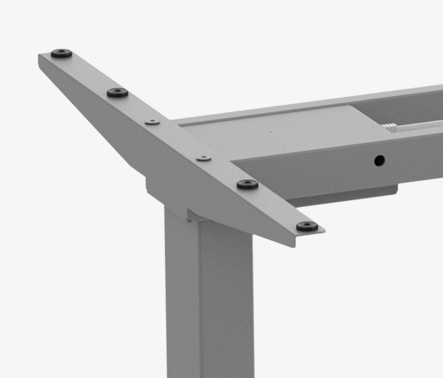 FOKUS Schulstart Set Grau, Slim Schublade Lichtgrau 120x70 Organizer Board Weiß Kopfhörer Halter