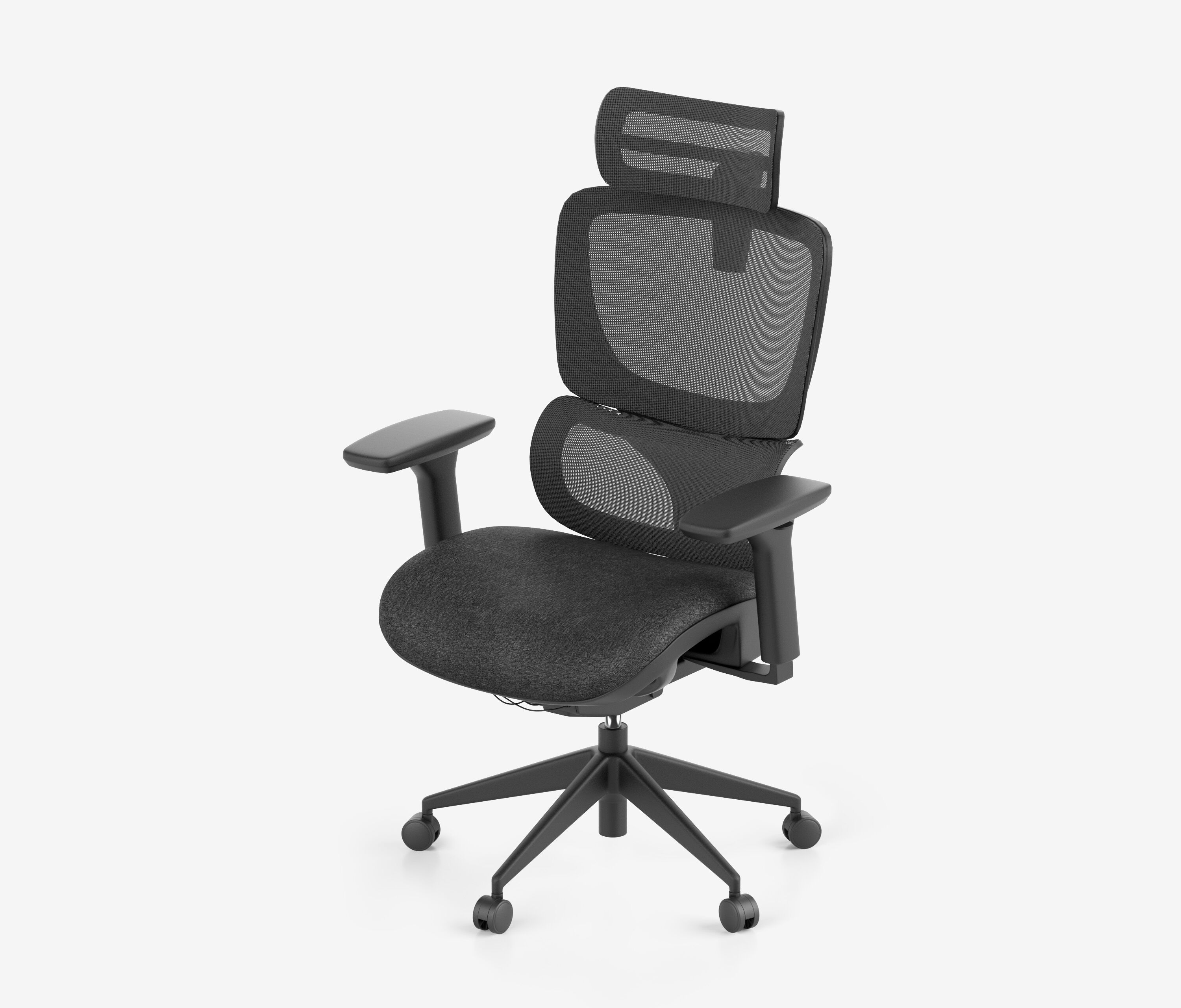 Bürodrehstuhl SENTA FX Hoch Schwarz Schwarz