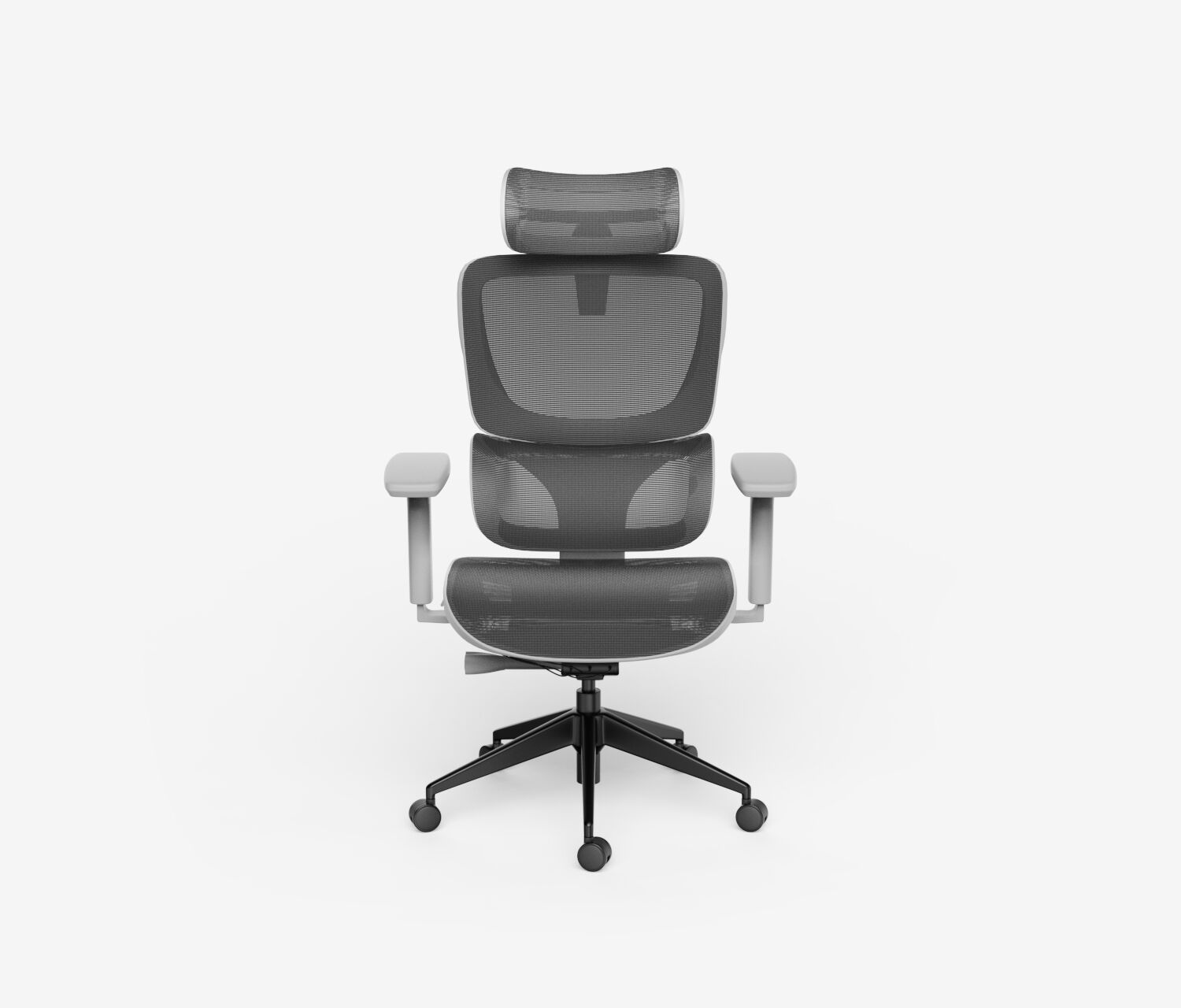 Bürodrehstuhl SENTA FX Mesh Niedrig Grau Schwarz