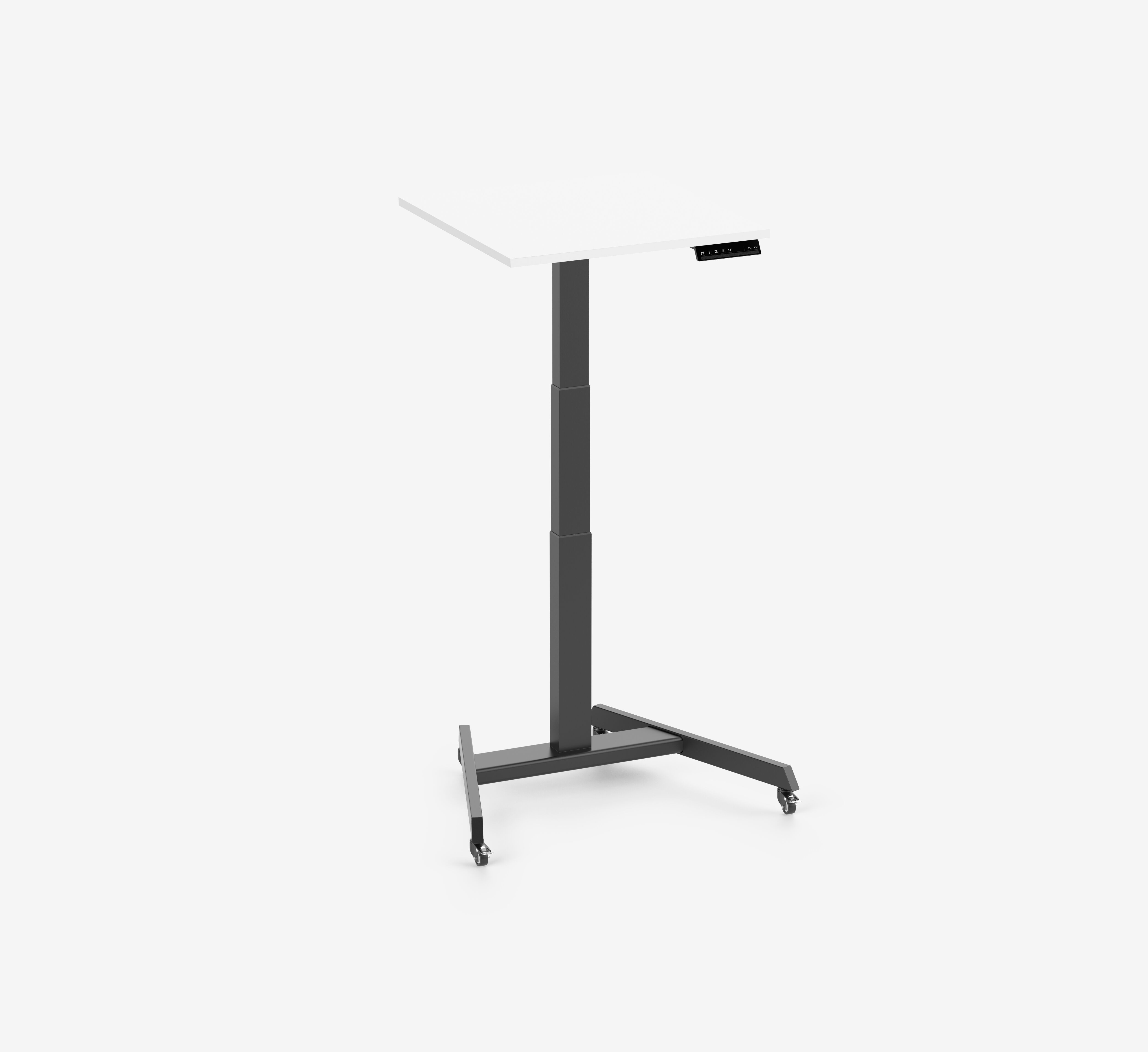FOKUS Single Schreibtisch Schwarz Weiß 60x60 