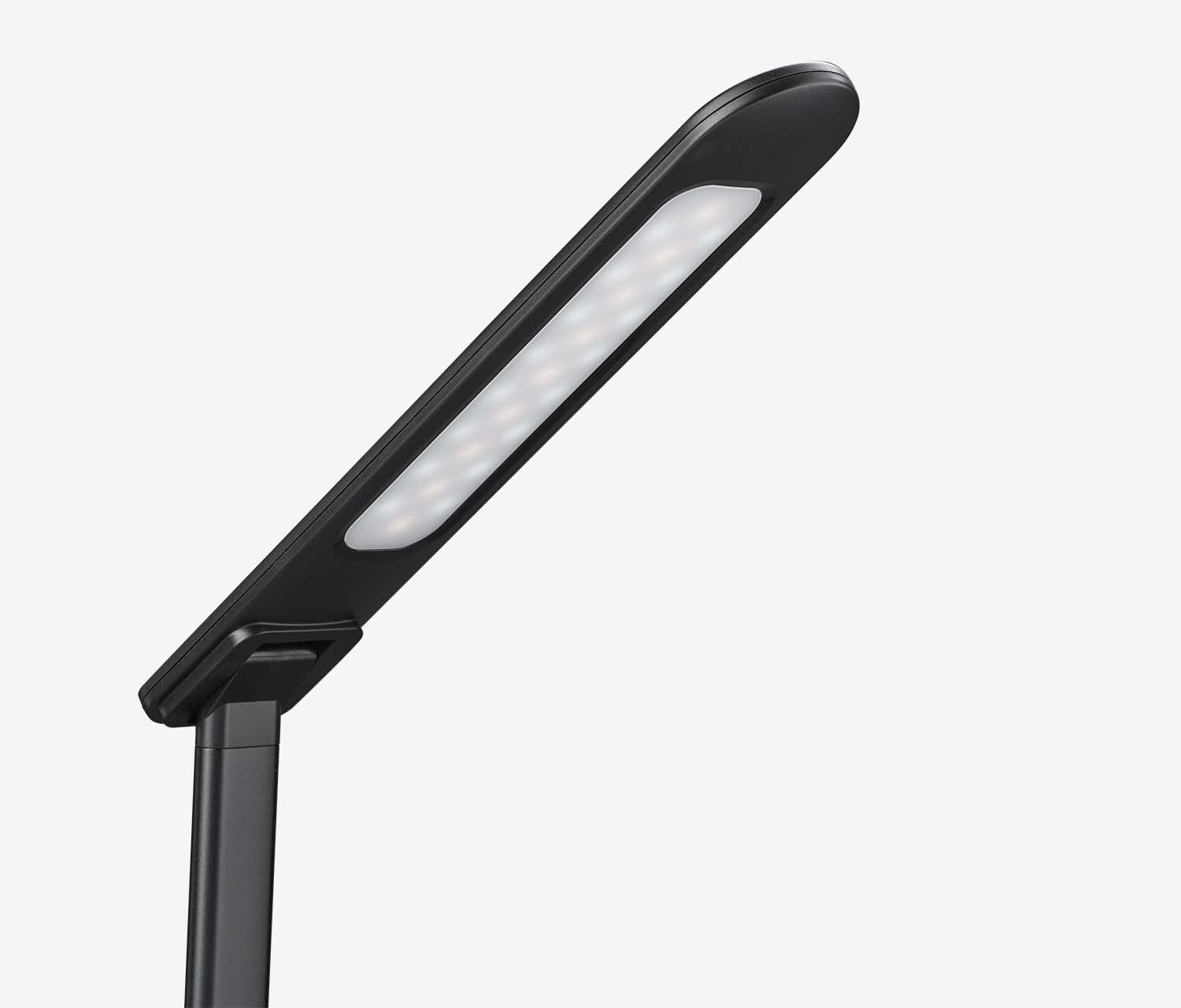 LED Schreibtischleuchte mit Qi Ladegerät Schwarz
