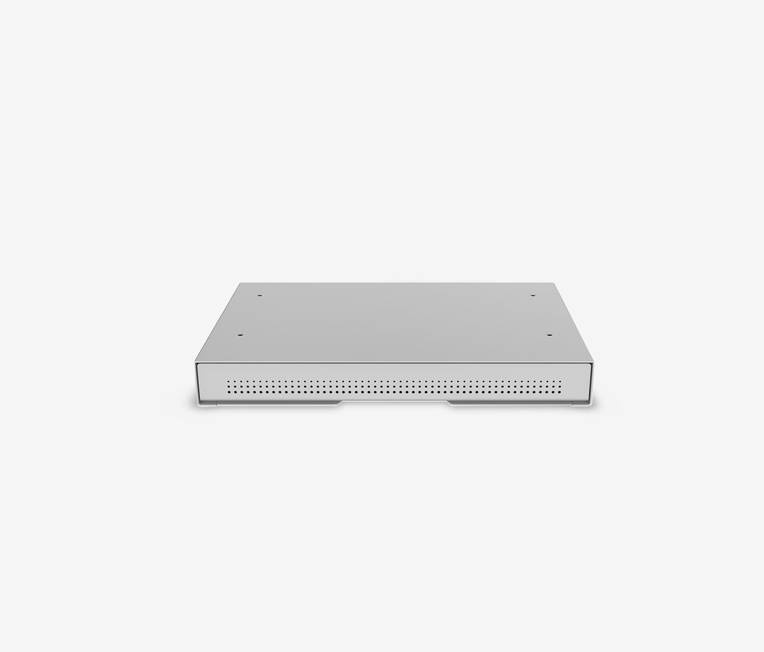Untertisch Schublade Slimline Grau