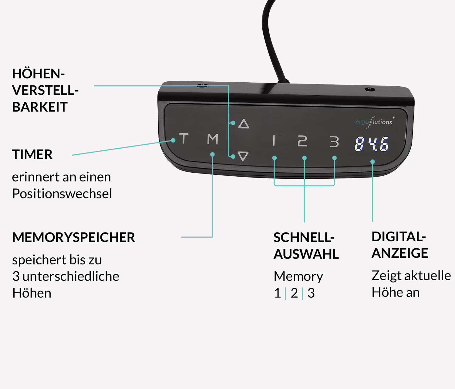 PRIMUS Ecktischgestell Flex Grau