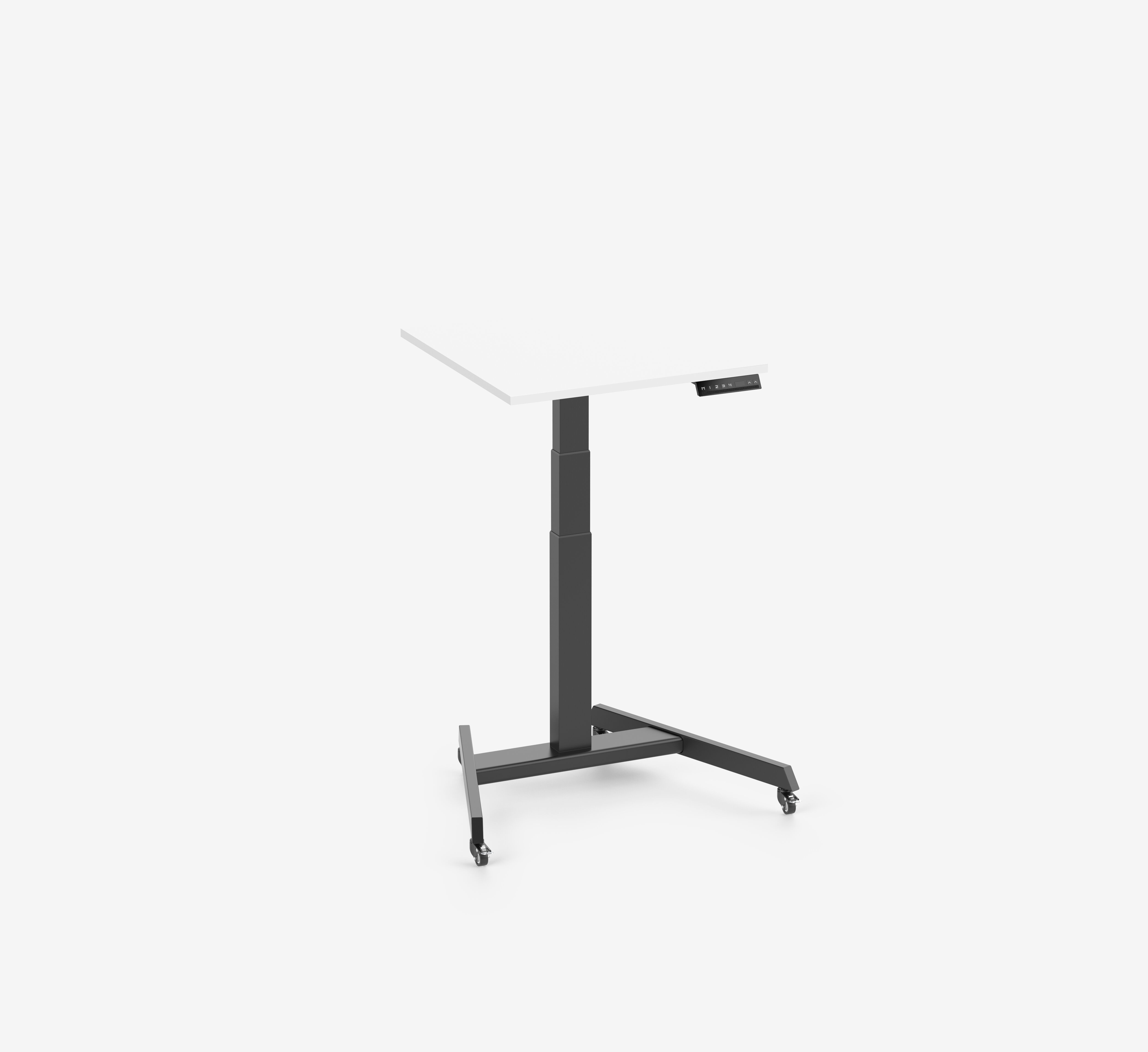 FOKUS Single Schreibtisch Schwarz Weiß 60x60 