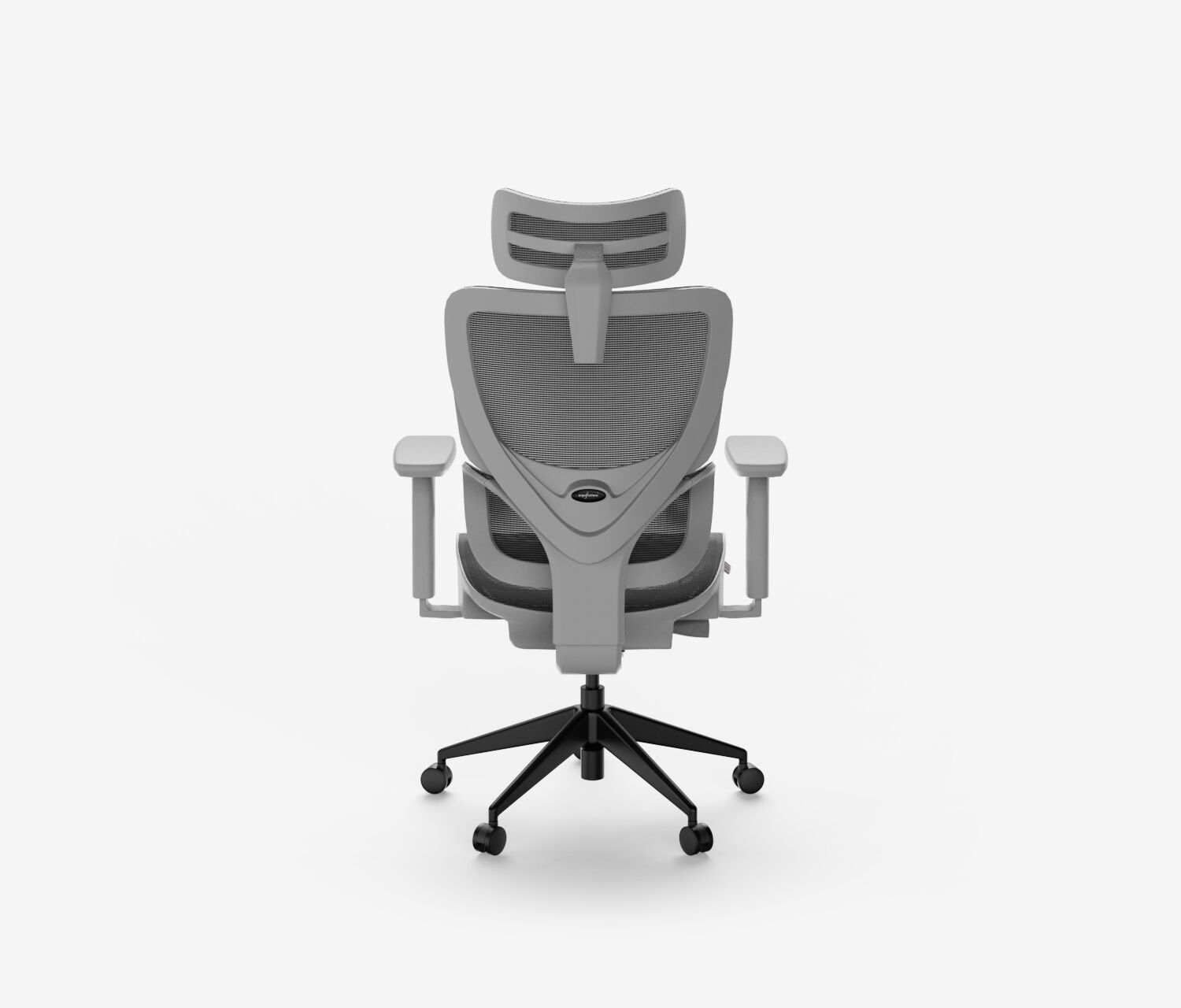 Bürodrehstuhl SENTA FX Mesh Niedrig Grau Schwarz