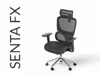 Bürodrehstuhl SENTA FX Normal Schwarz Silber