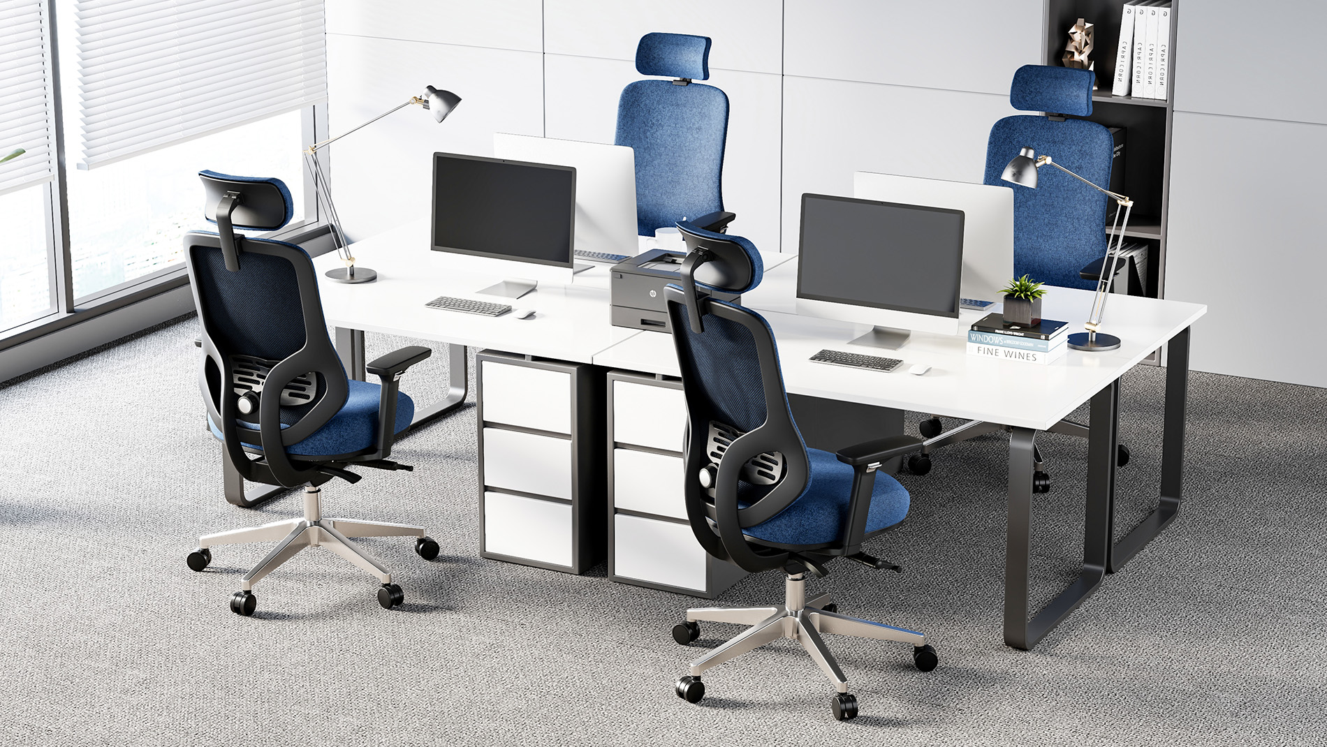 Bürodrehstuhl SENTA Schwarz Normal