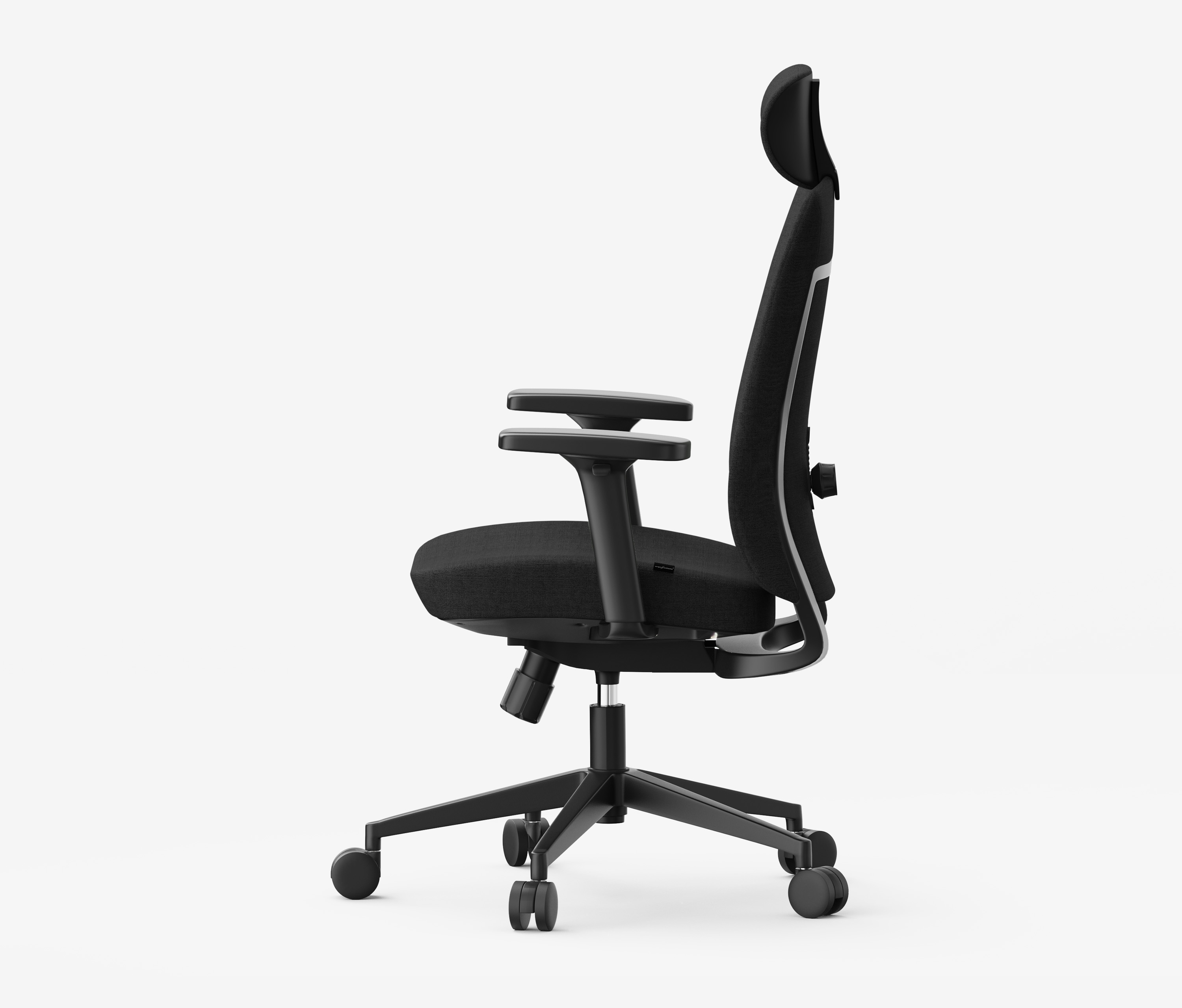 Bürodrehstuhl VITA Schwarz Normal, Sitzhöhe 45 - 54,5 cm