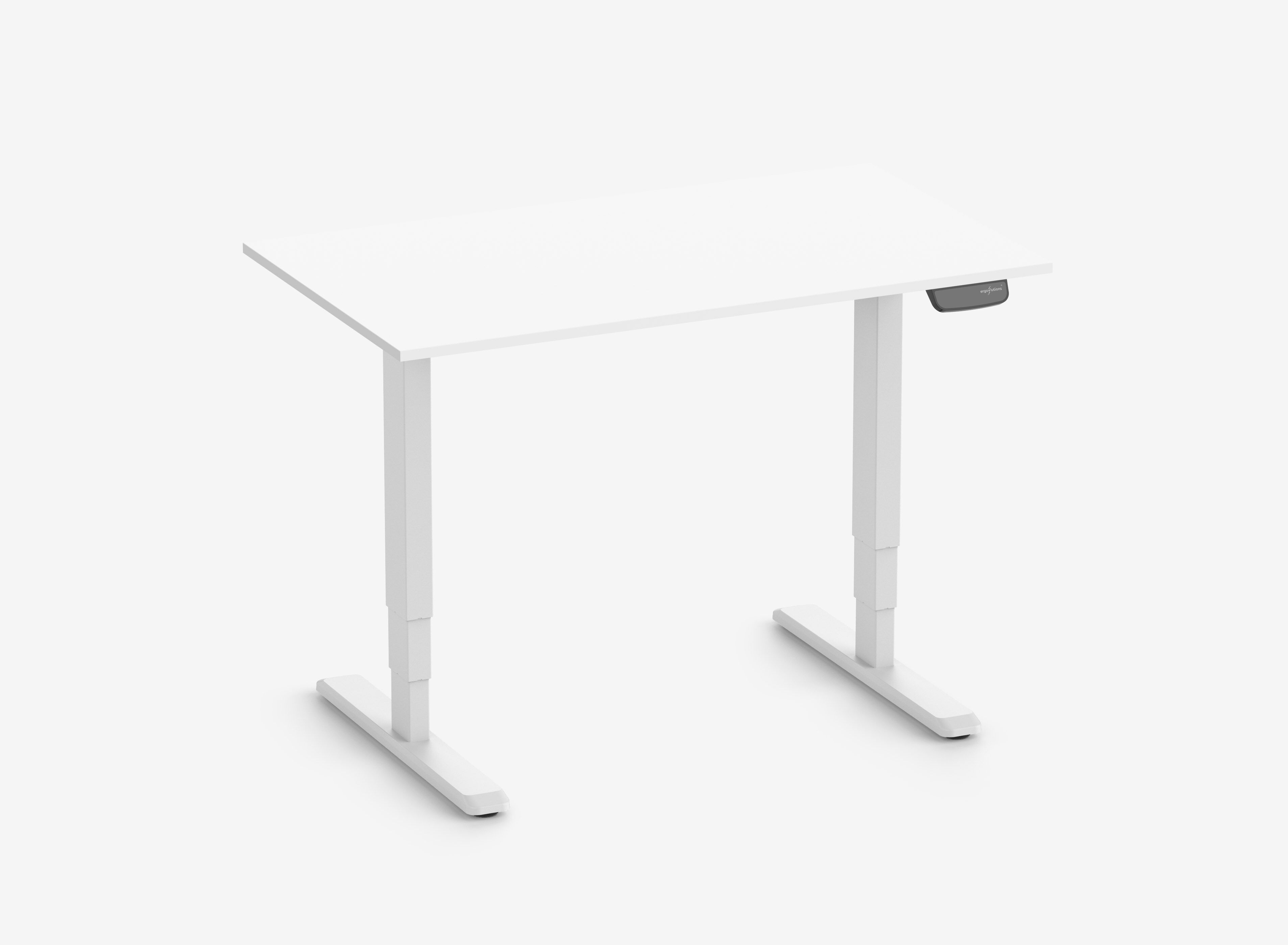 PRIMUS Rechteckschreibtisch, Gestell Weiß, Tischplatte 1200 x 700 x 19 mm Topweiß