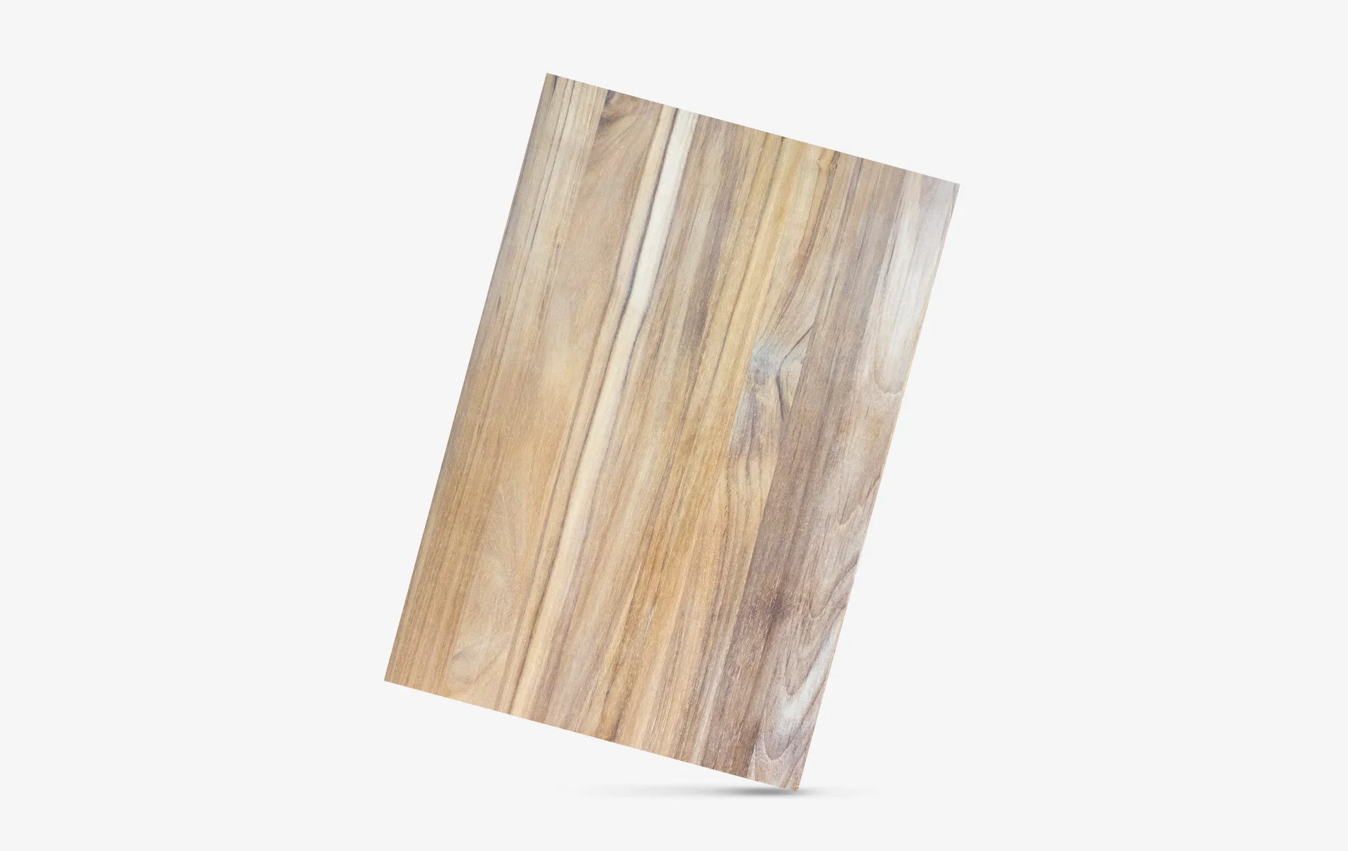 Teak-Tischplatte durchgehende Lamellen