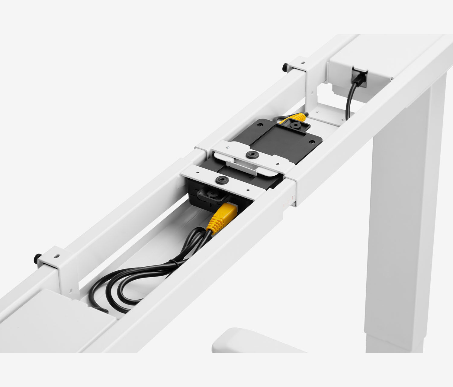 Primus Gamingschreibtisch Rechteck, Weiß Klassik Acid Green 140x80