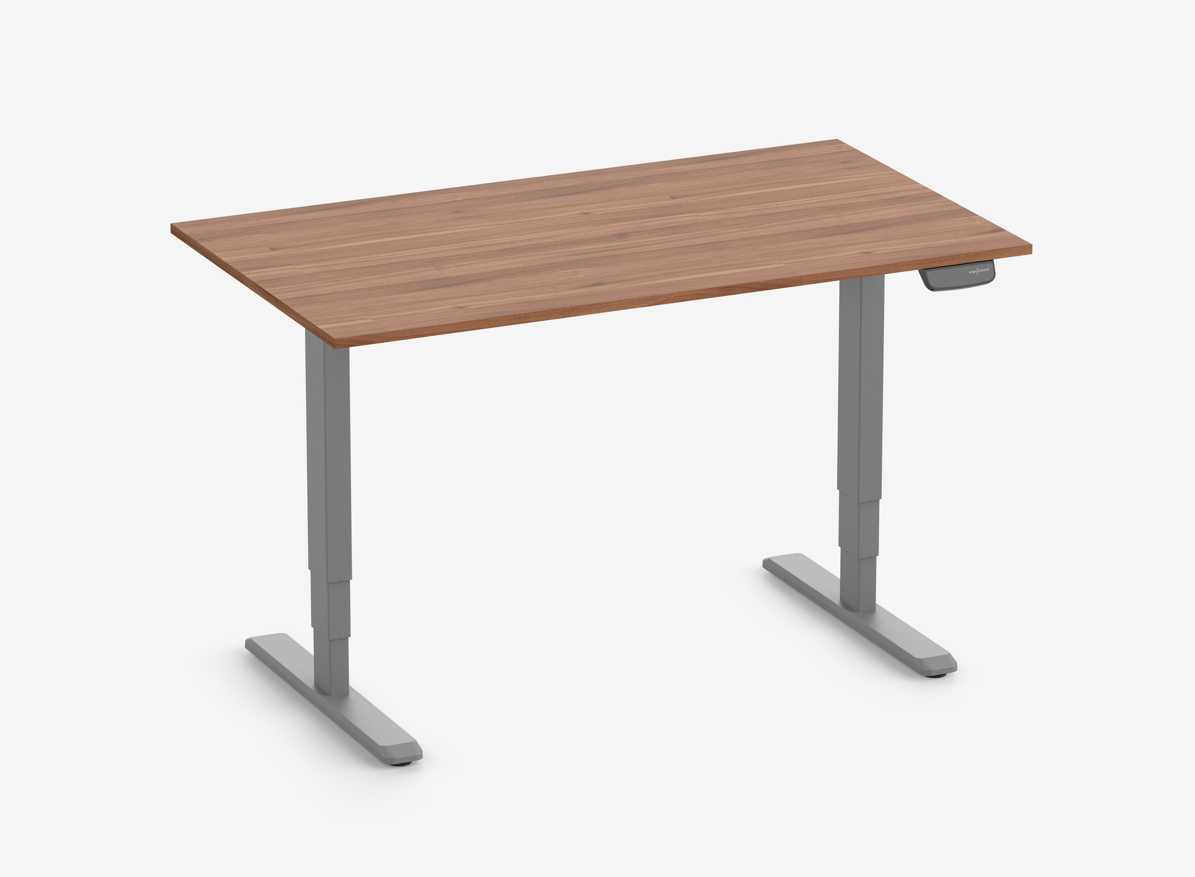 PRIMUS Schreibtisch XL Grau 200x90 Nussbaum