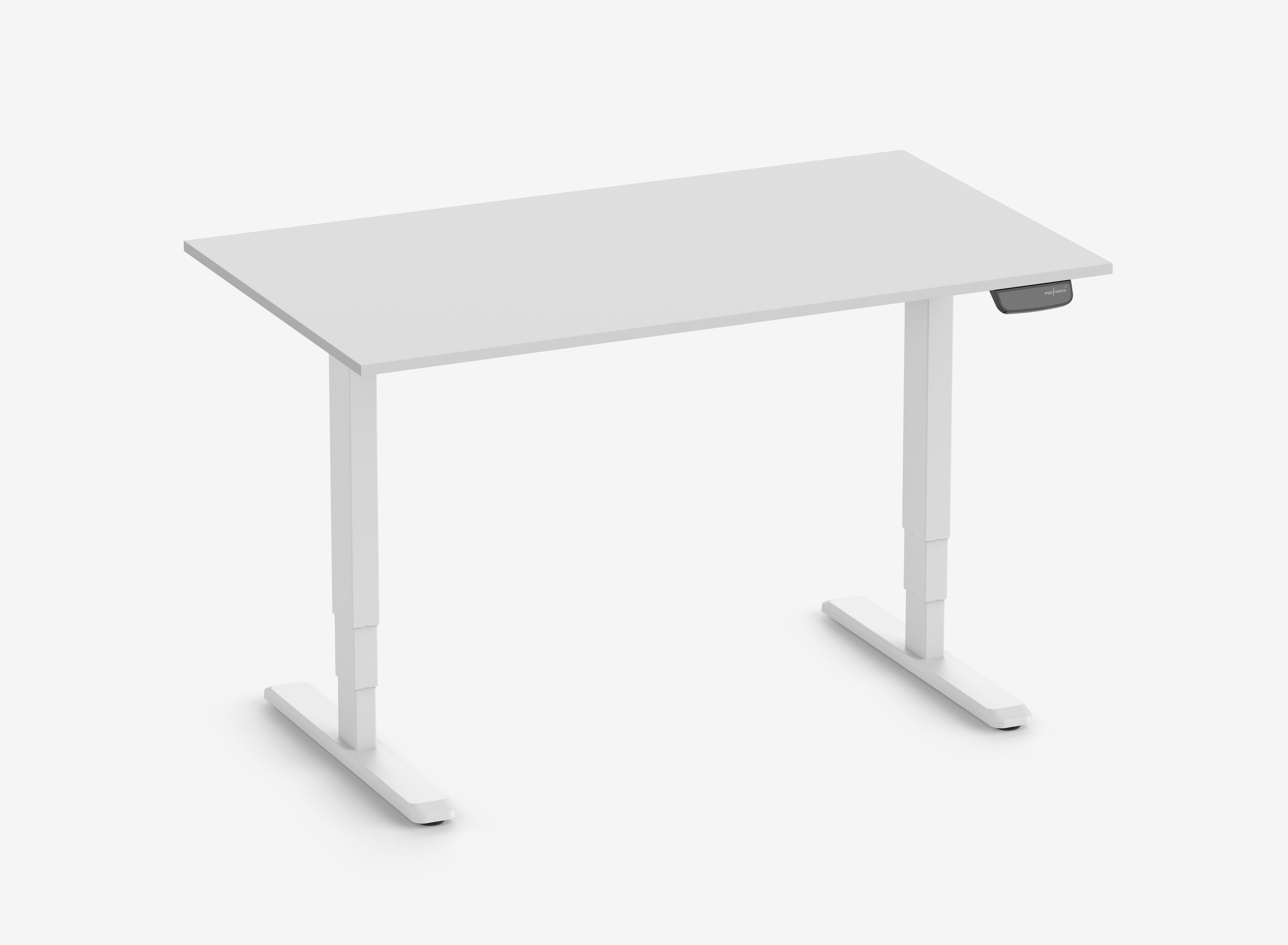 PRIMUS Schreibtisch XL Weiß 200x90 Lichtgrau