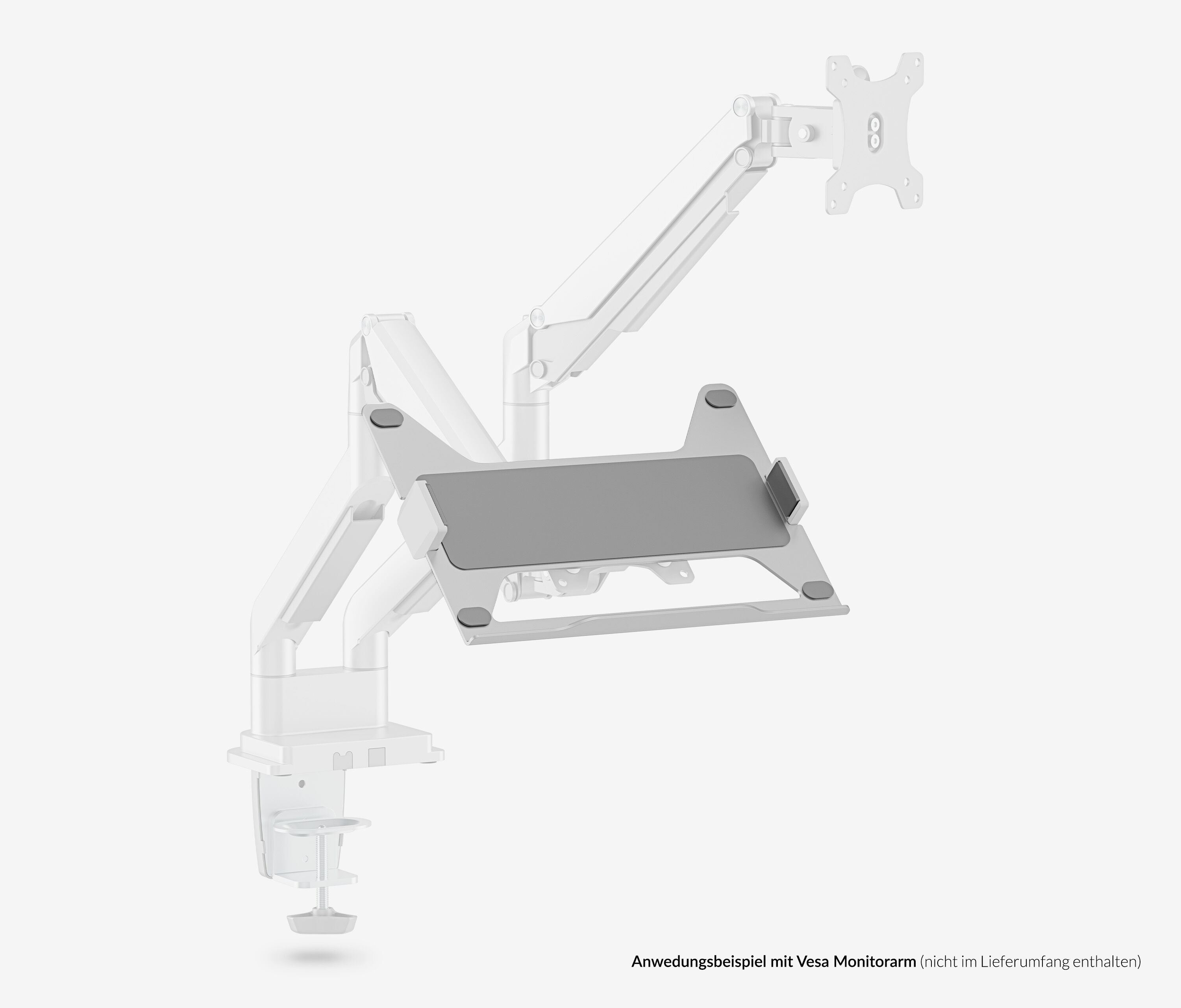 Laptop Halterung für VESA Monitorarme