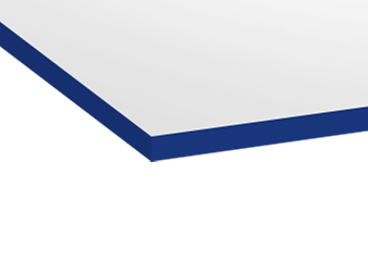 FOKUS Gamingschreibtisch Weiß 140x80 Rechteck Royal Blue 