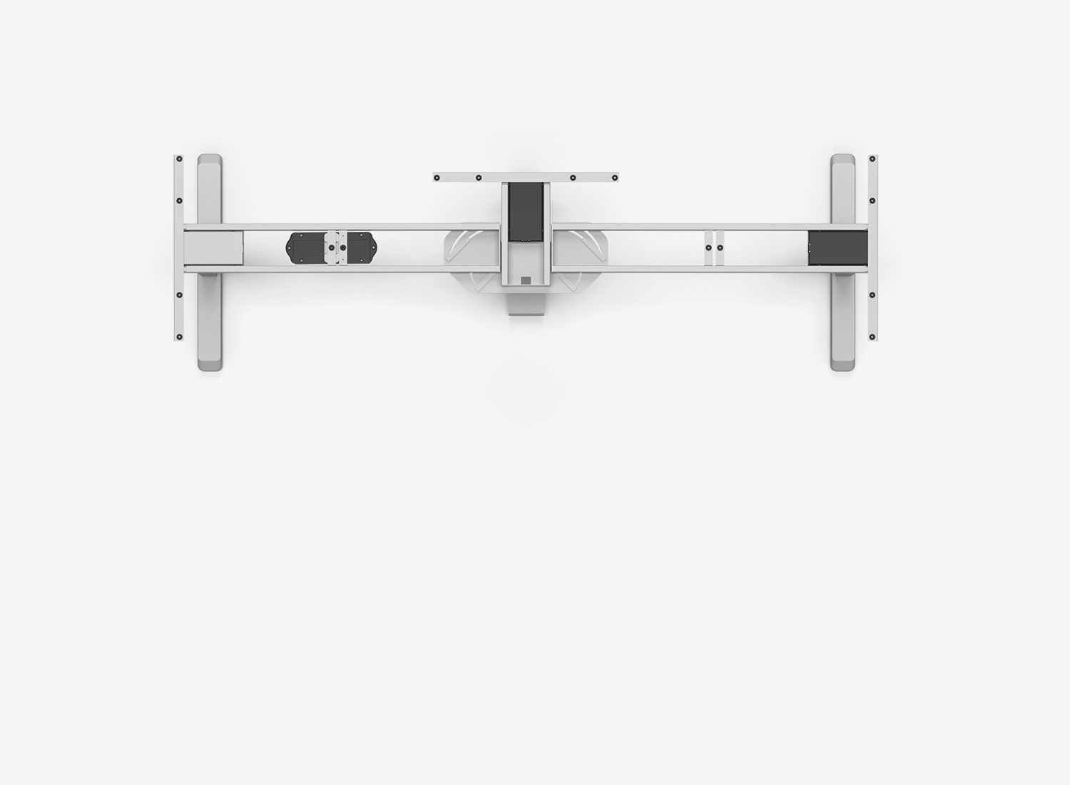 PRIMUS Ecktischgestell Flex Grau