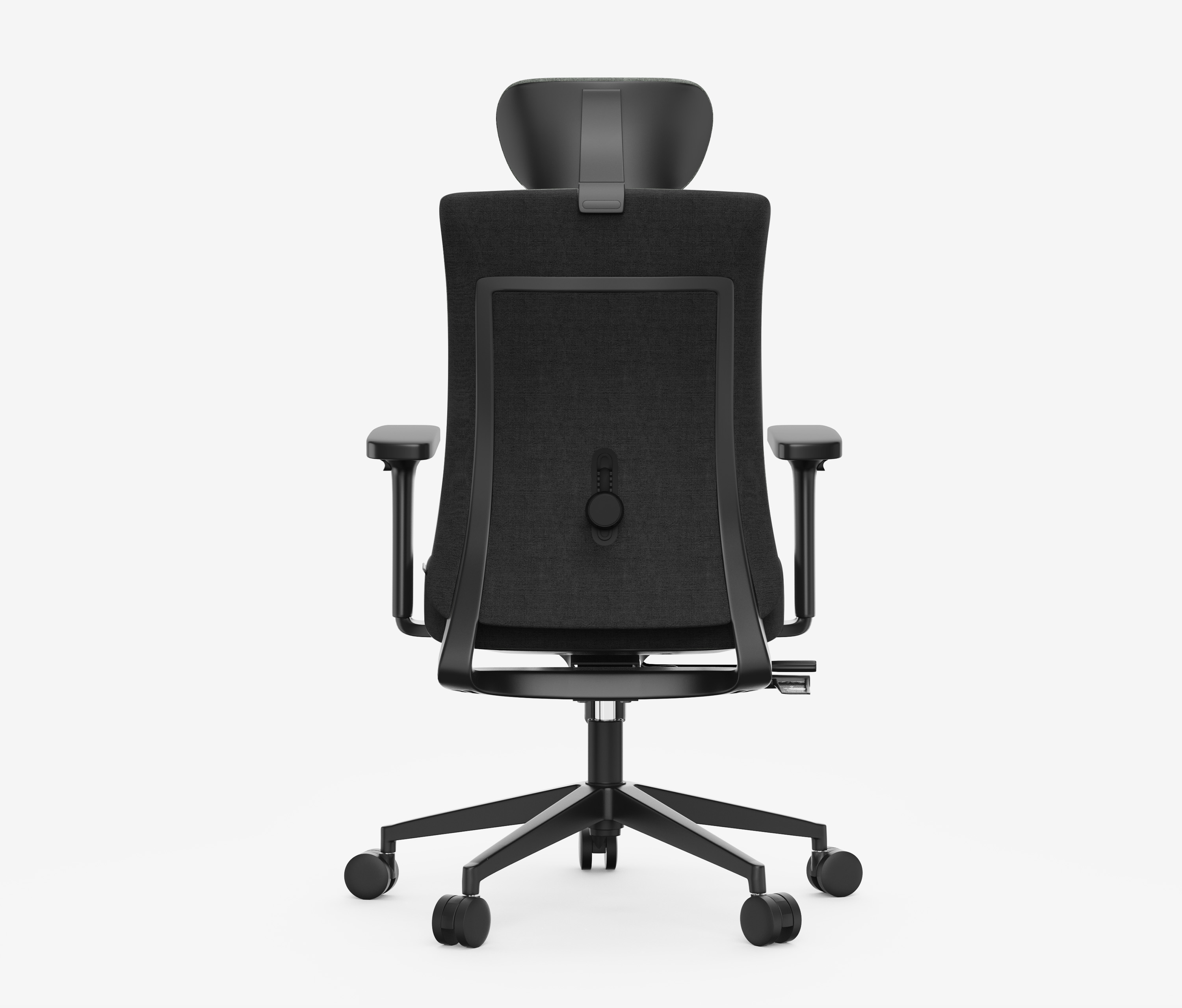 Bürodrehstuhl VITA Schwarz Normal, Sitzhöhe 45 - 54,5 cm