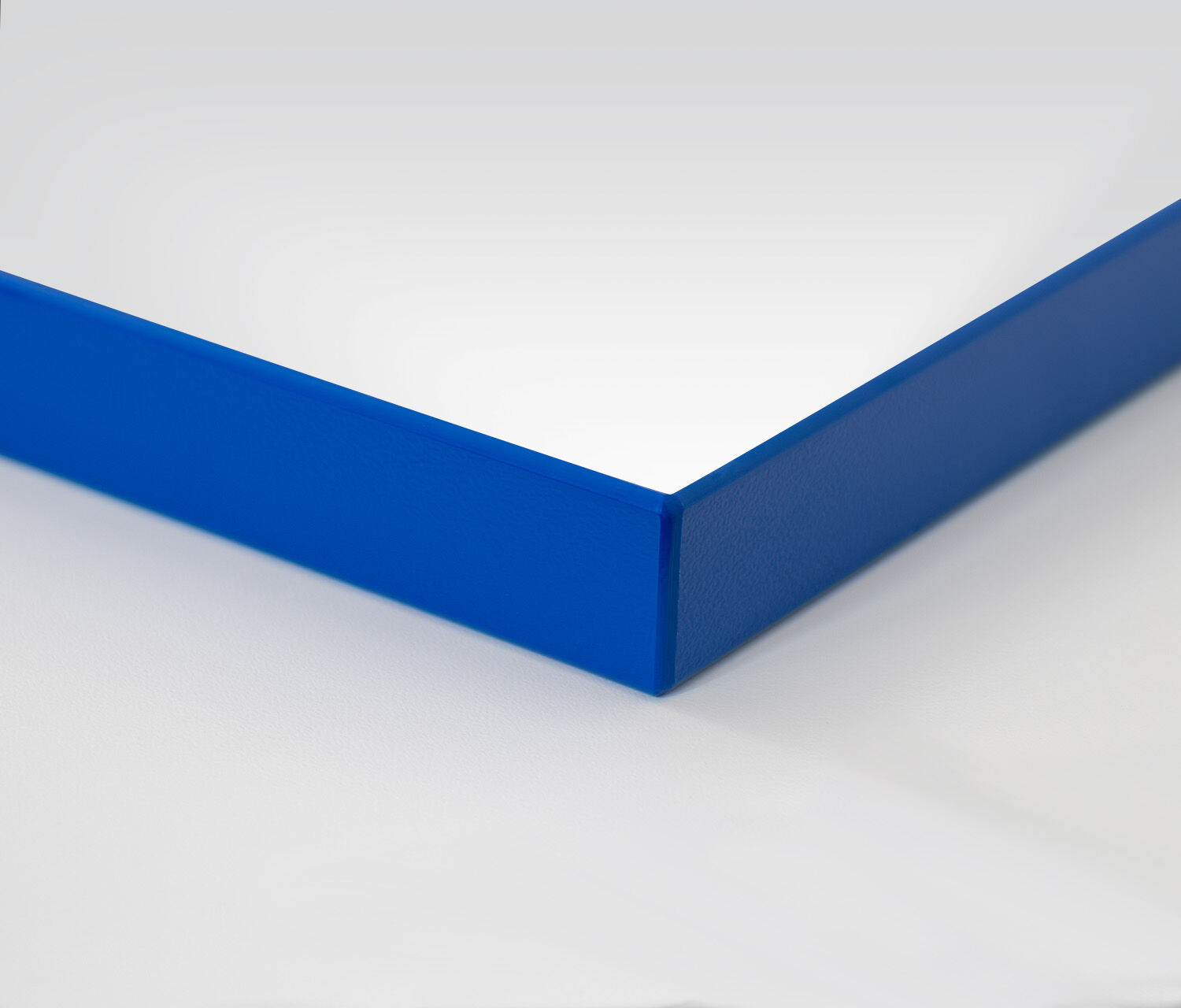 Gaming Tischplatte Weiß Rechteck Topweiß Royal Blue 1400 x 800 x 19 mm