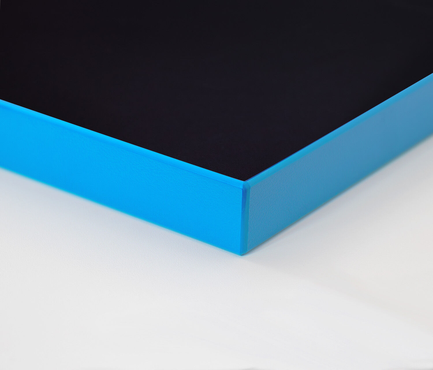 Gaming Tischplatte Rechteck, Schwarz, Klassik, 1600 x 800 x 19 mm, Kante Ocean